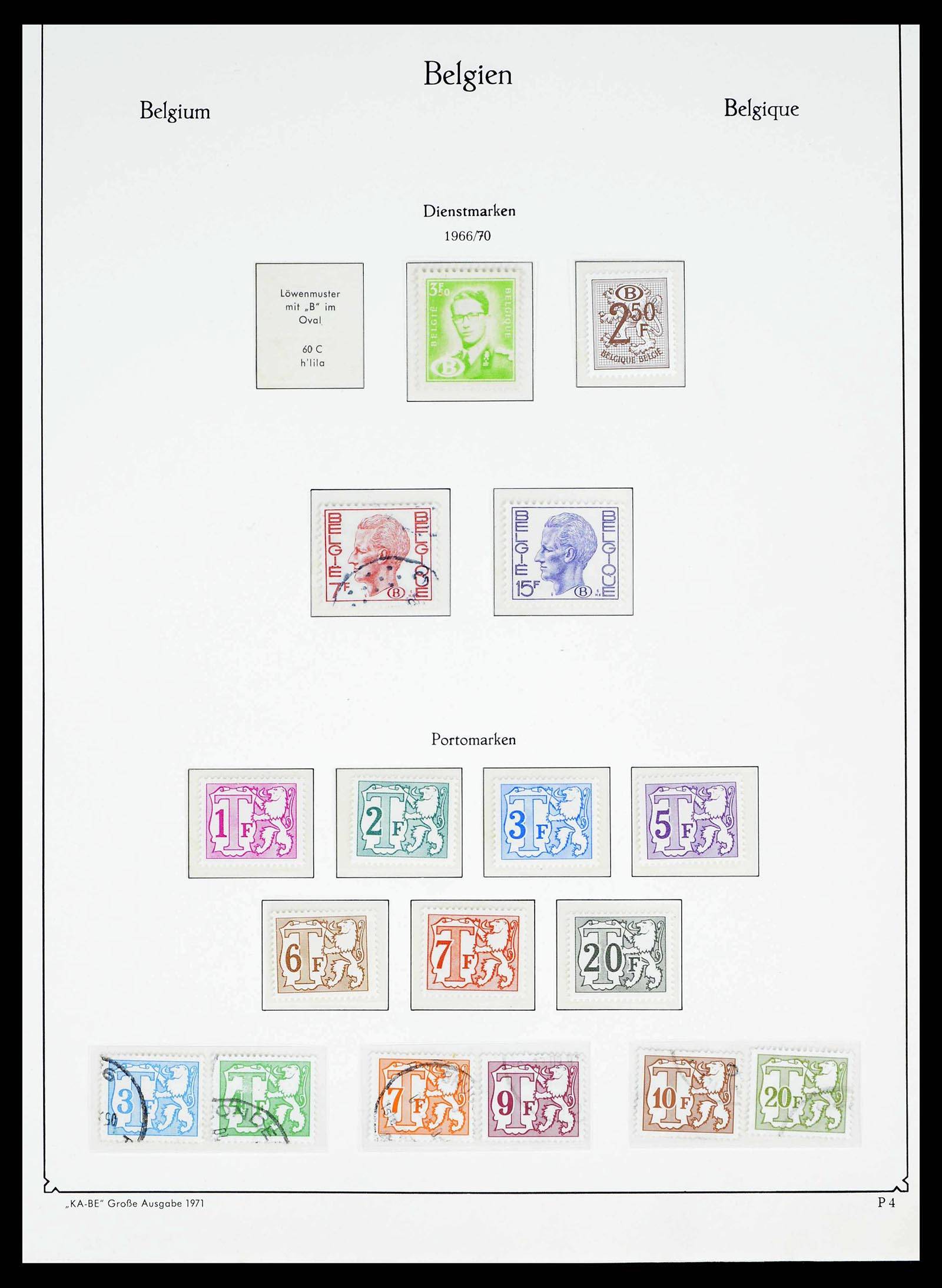 38015 0279 - Postzegelverzameling 38015 België 1849-1980.