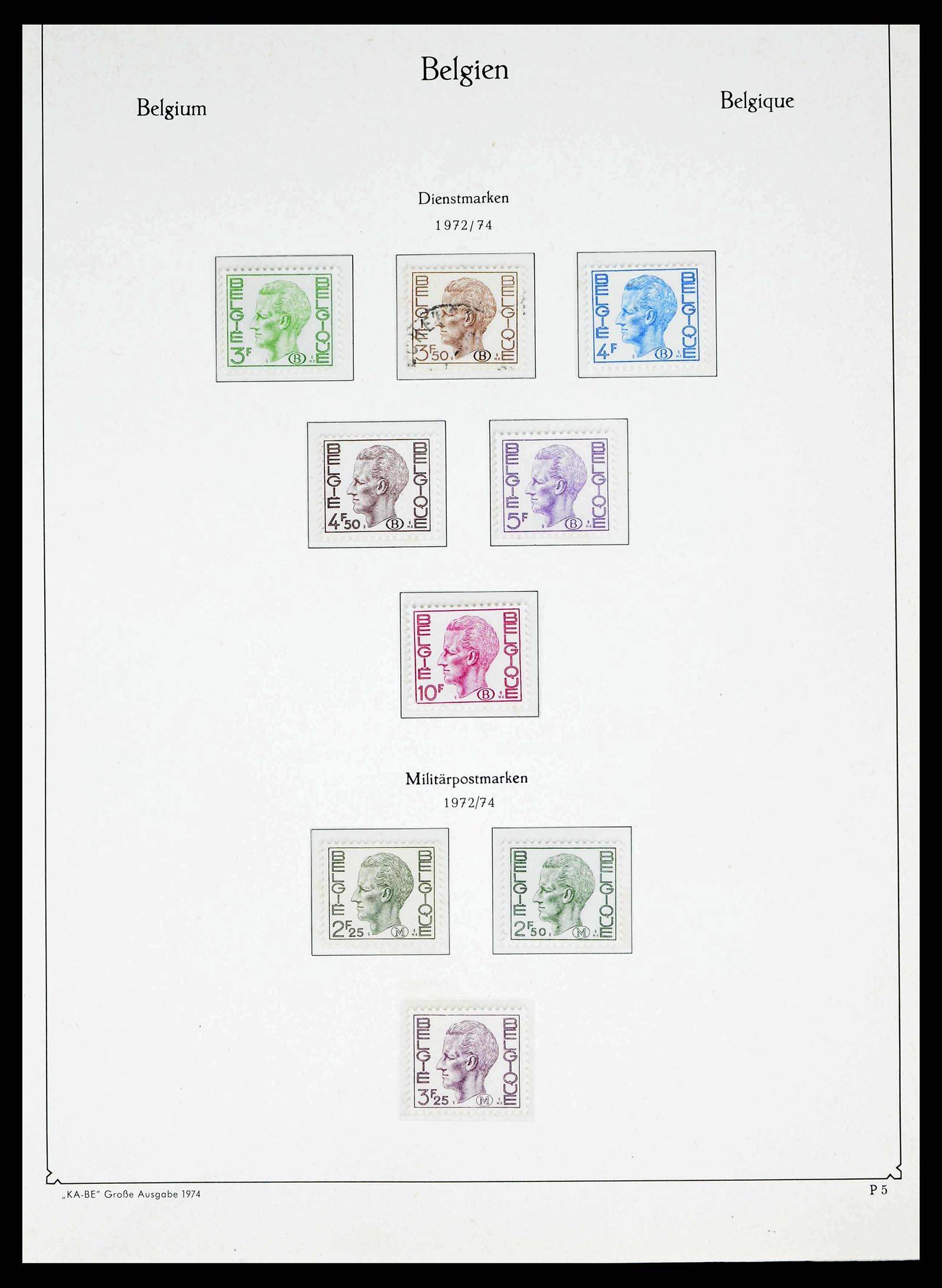 38015 0280 - Postzegelverzameling 38015 België 1849-1980.
