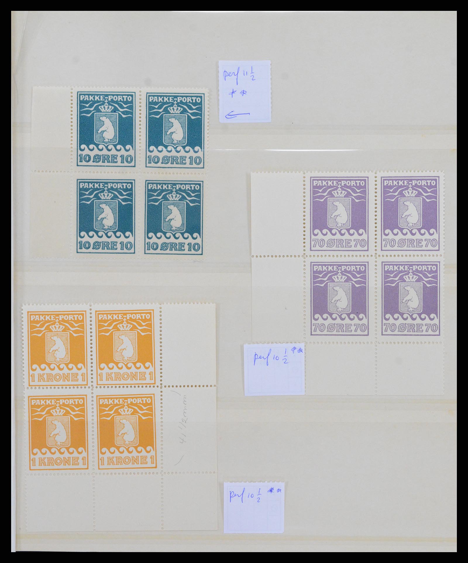 38016 001 - Stamp collection 38016 Greenland 1905-1975.