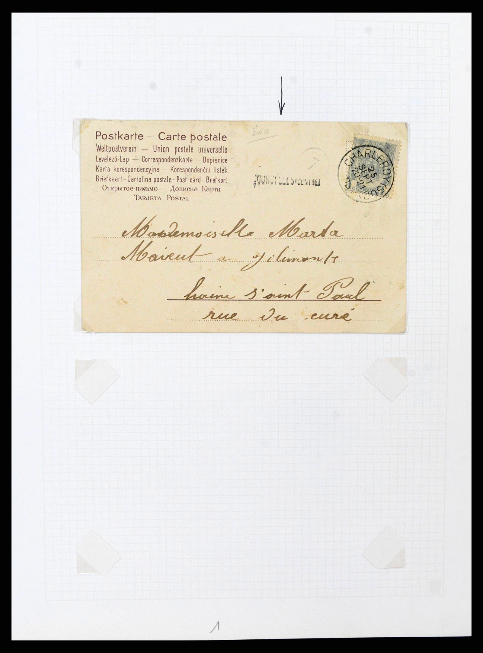 38023 0031 - Postzegelverzameling 38023 België 1893-1900.