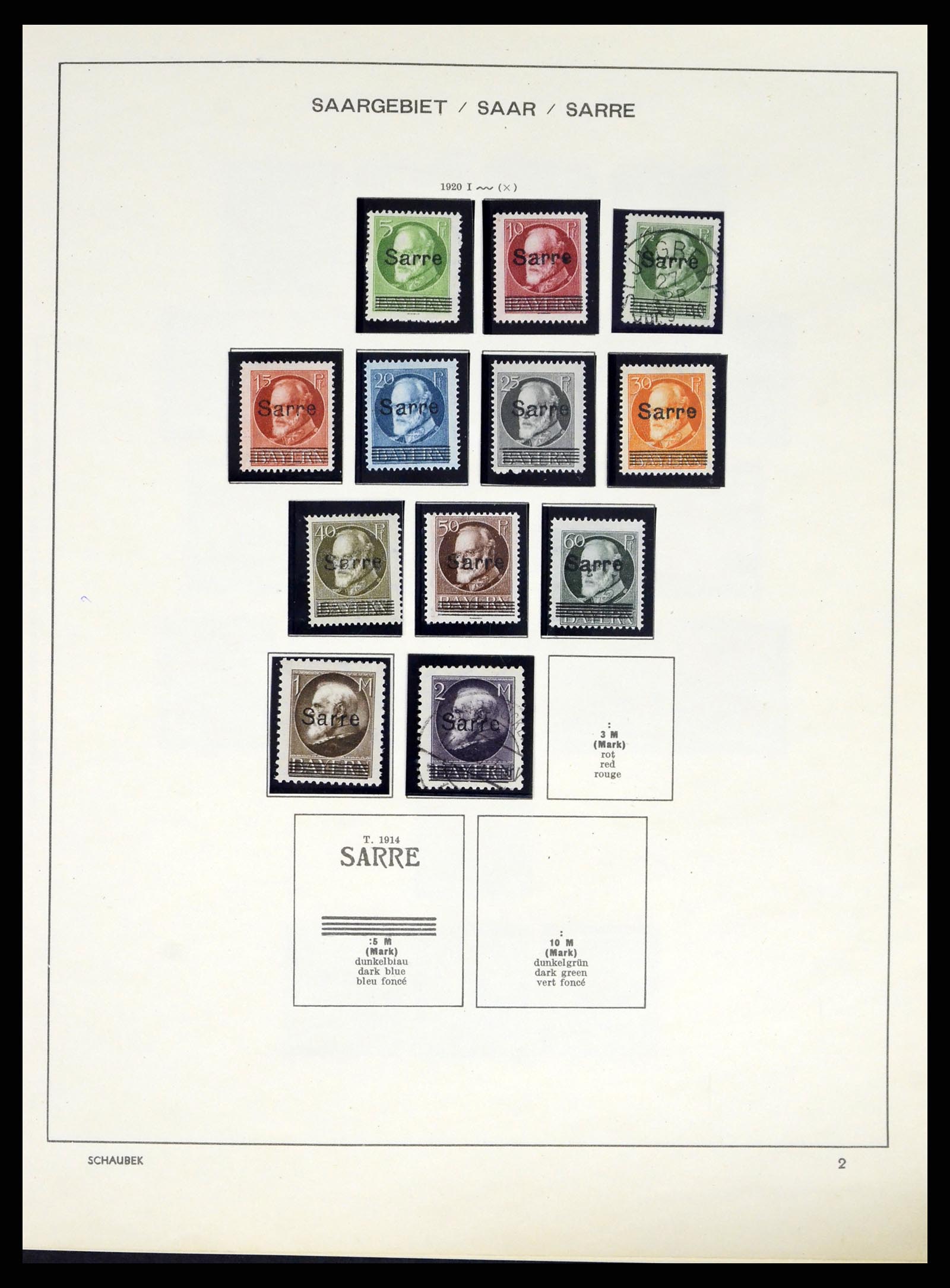 38025 0004 - Postzegelverzameling 38025 Duitse gebieden 1920-1959.