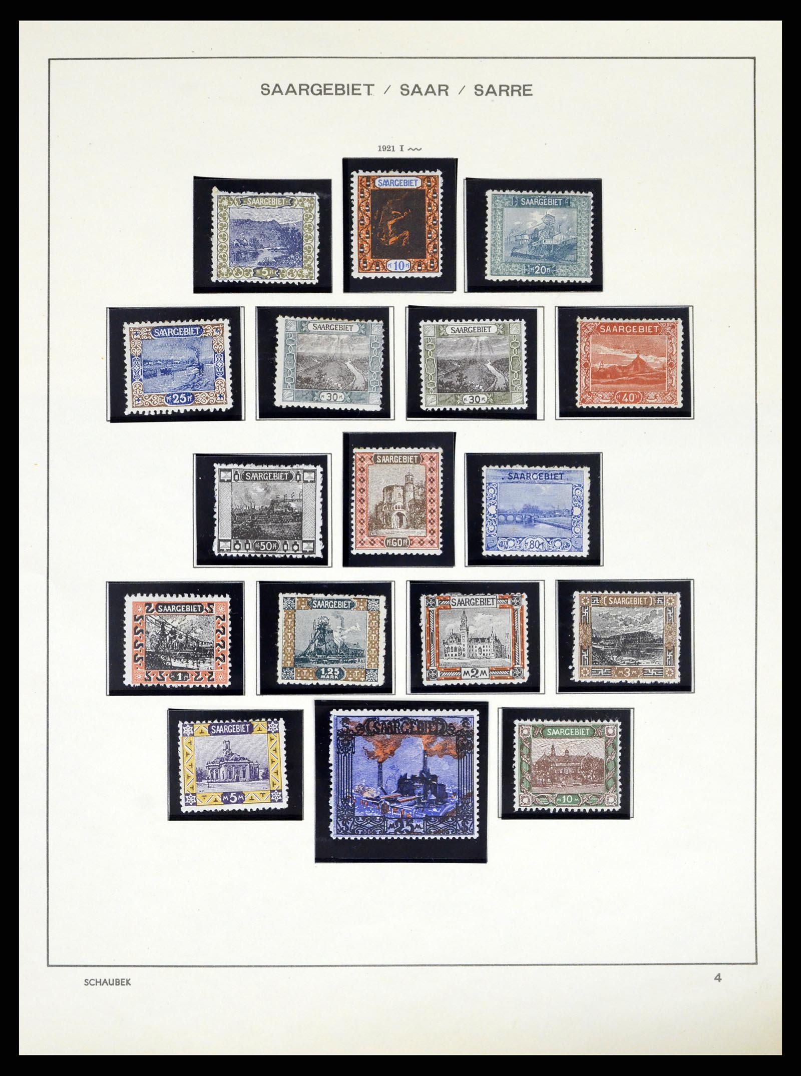 38025 0006 - Postzegelverzameling 38025 Duitse gebieden 1920-1959.