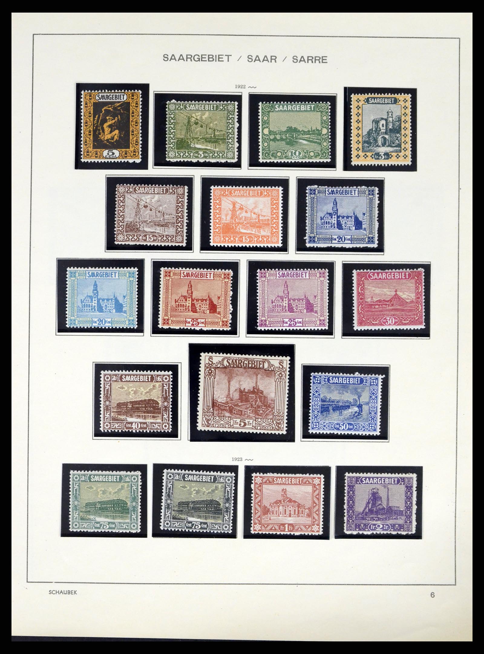 38025 0008 - Postzegelverzameling 38025 Duitse gebieden 1920-1959.