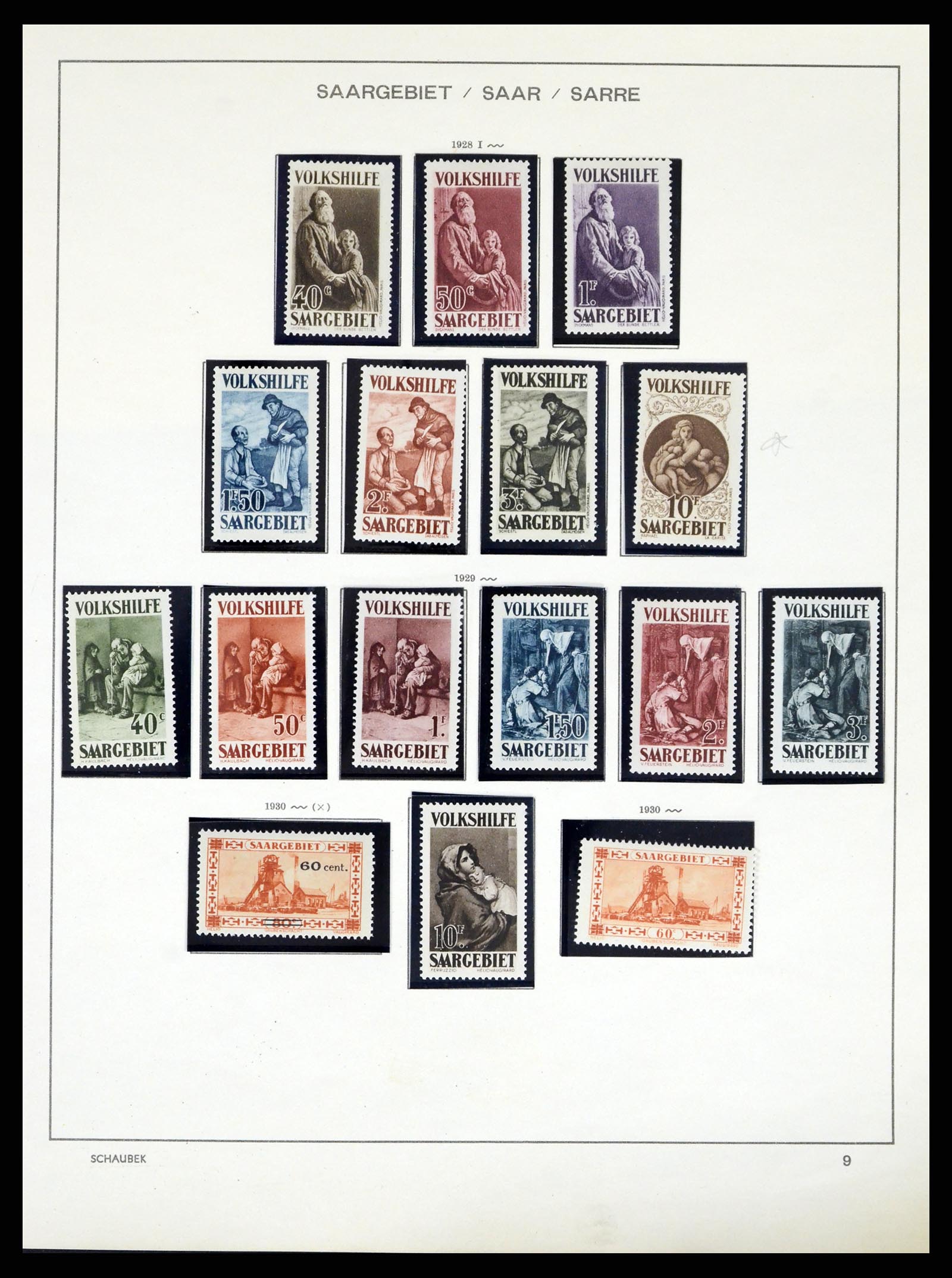 38025 0011 - Postzegelverzameling 38025 Duitse gebieden 1920-1959.