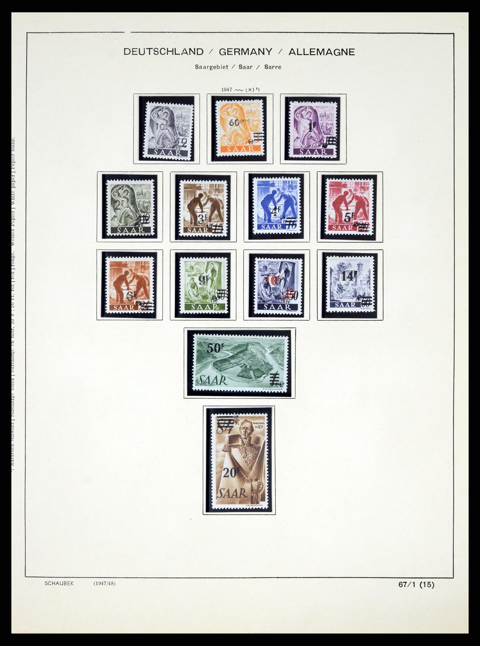 38025 0016 - Postzegelverzameling 38025 Duitse gebieden 1920-1959.