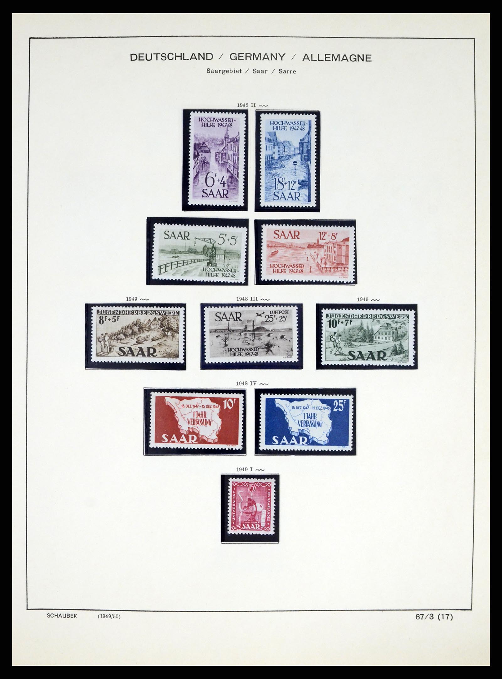38025 0018 - Postzegelverzameling 38025 Duitse gebieden 1920-1959.