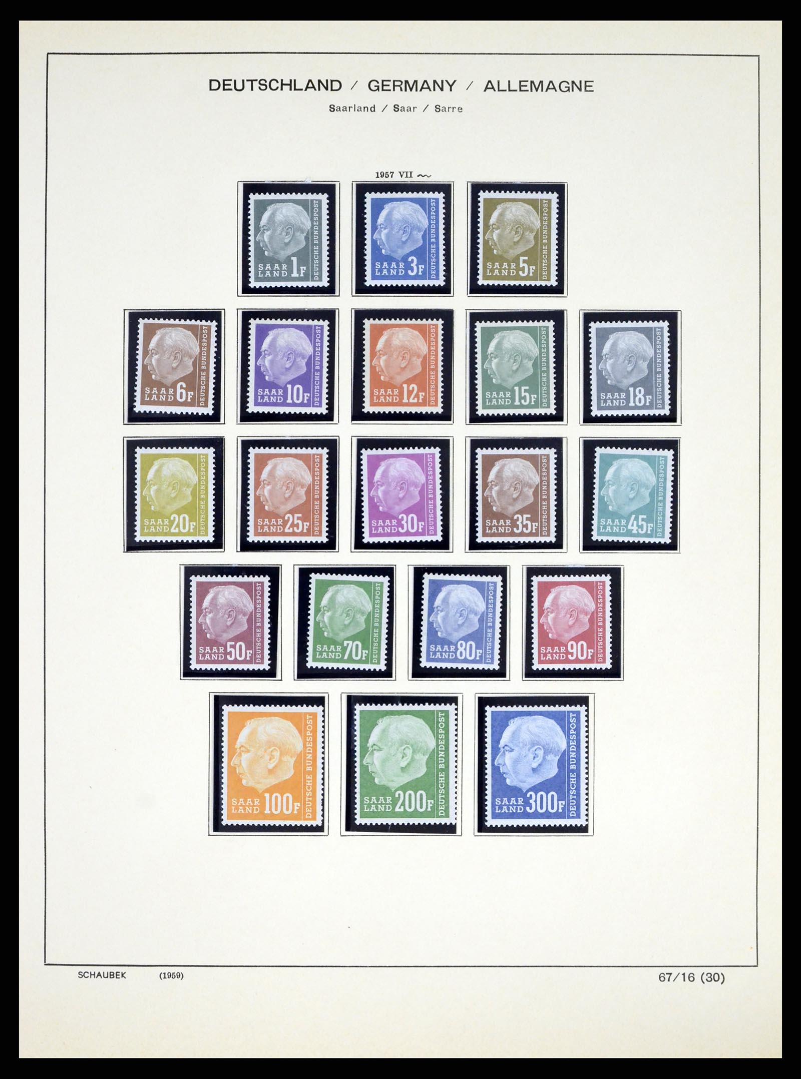 38025 0031 - Stamp collection 38025 German territories 1920-1959.