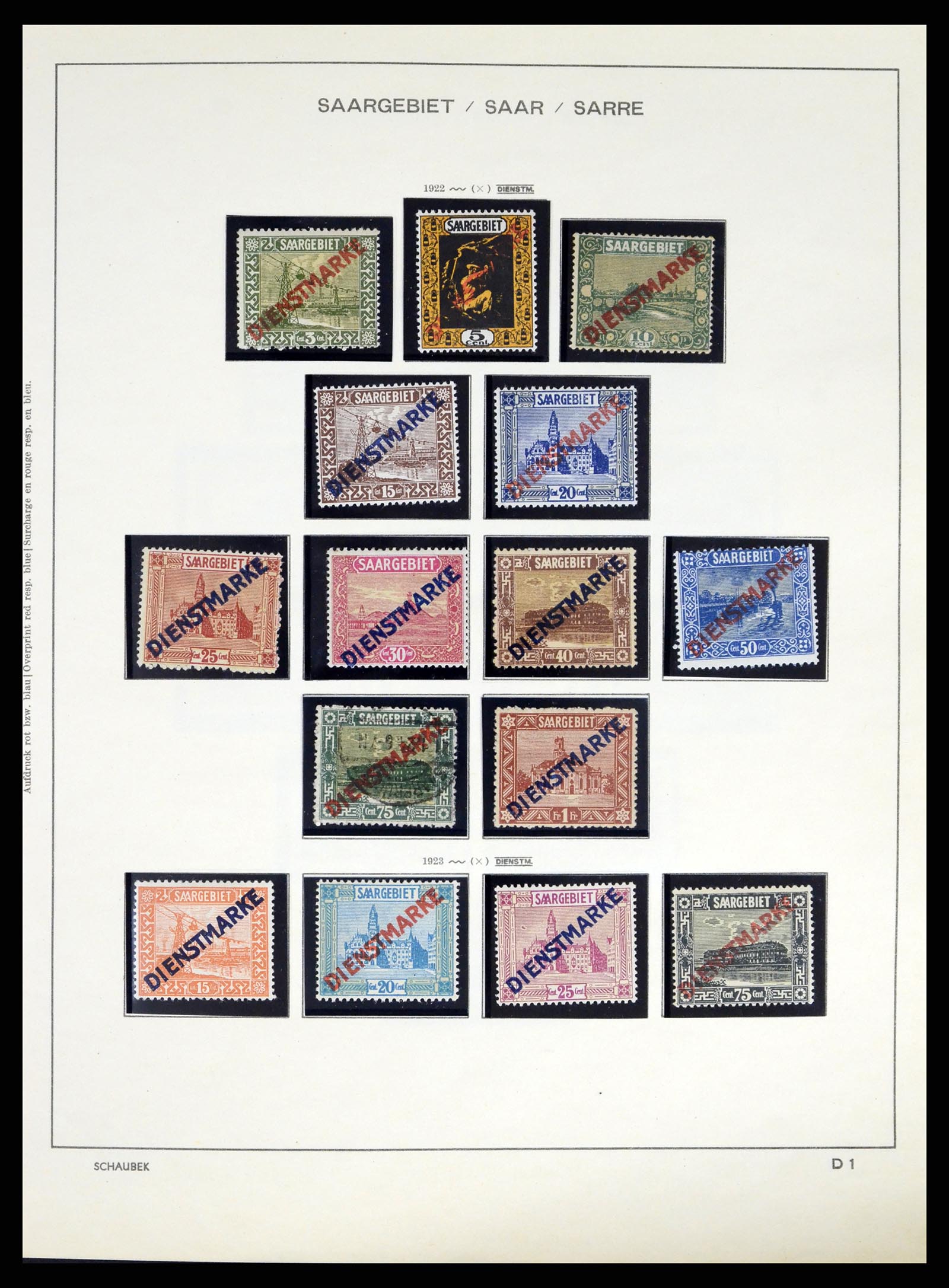 38025 0036 - Stamp collection 38025 German territories 1920-1959.
