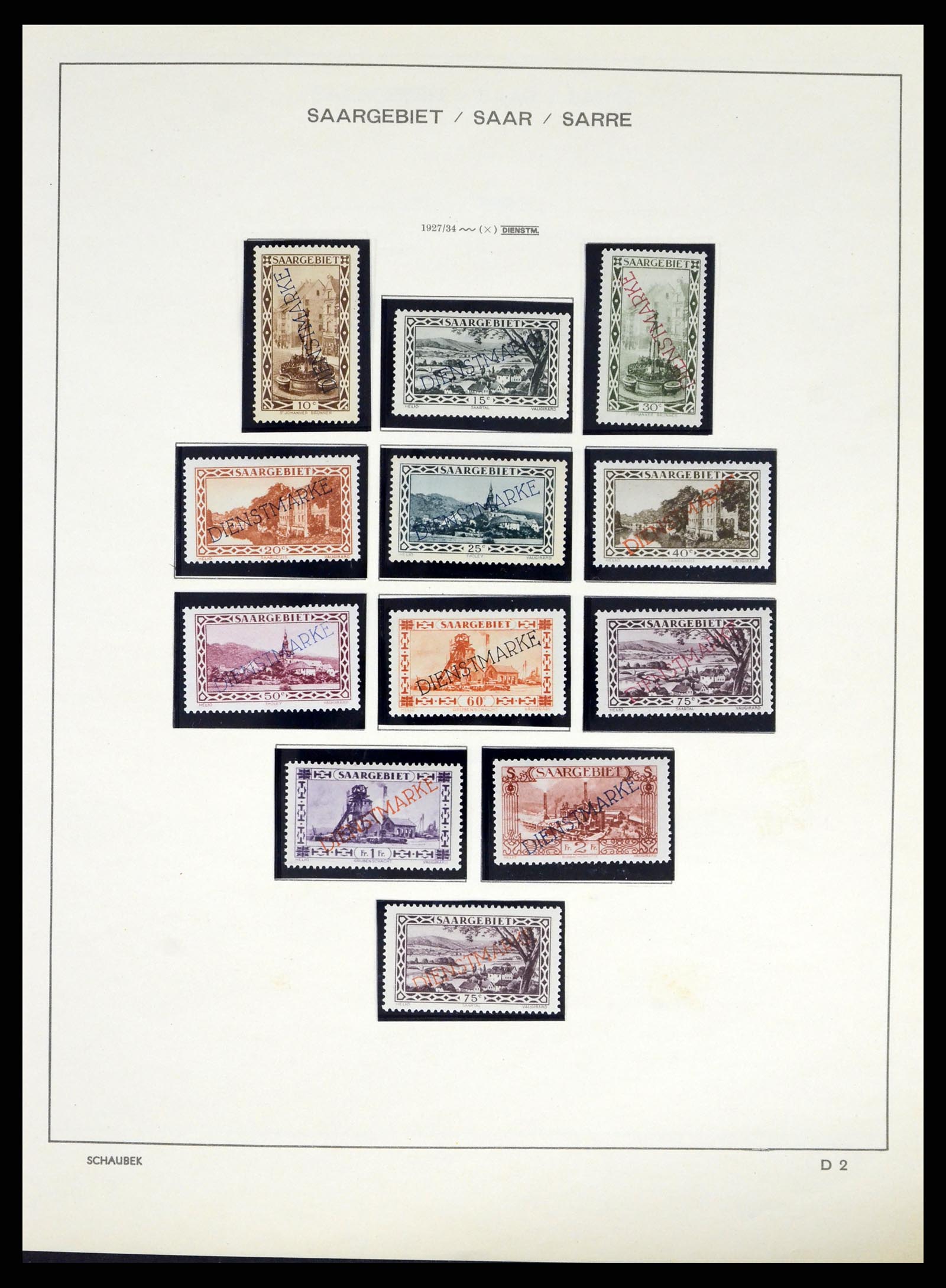 38025 0037 - Stamp collection 38025 German territories 1920-1959.