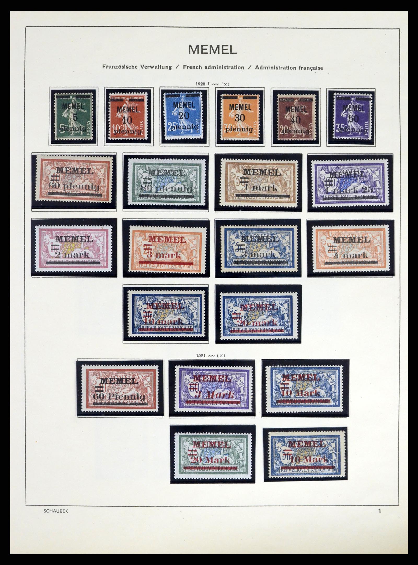 38025 0039 - Stamp collection 38025 German territories 1920-1959.