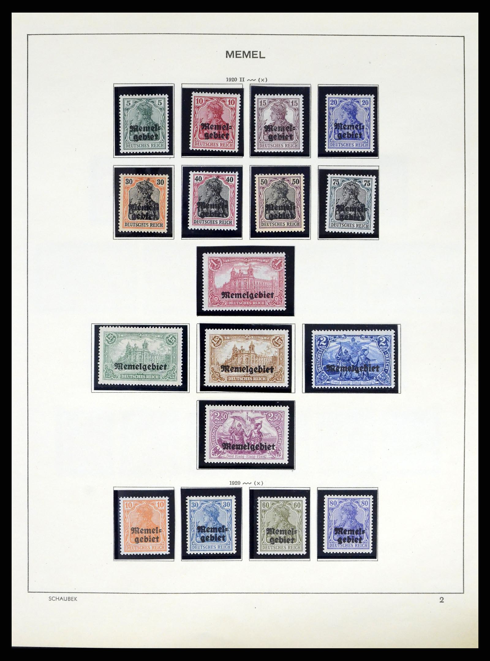 38025 0040 - Postzegelverzameling 38025 Duitse gebieden 1920-1959.