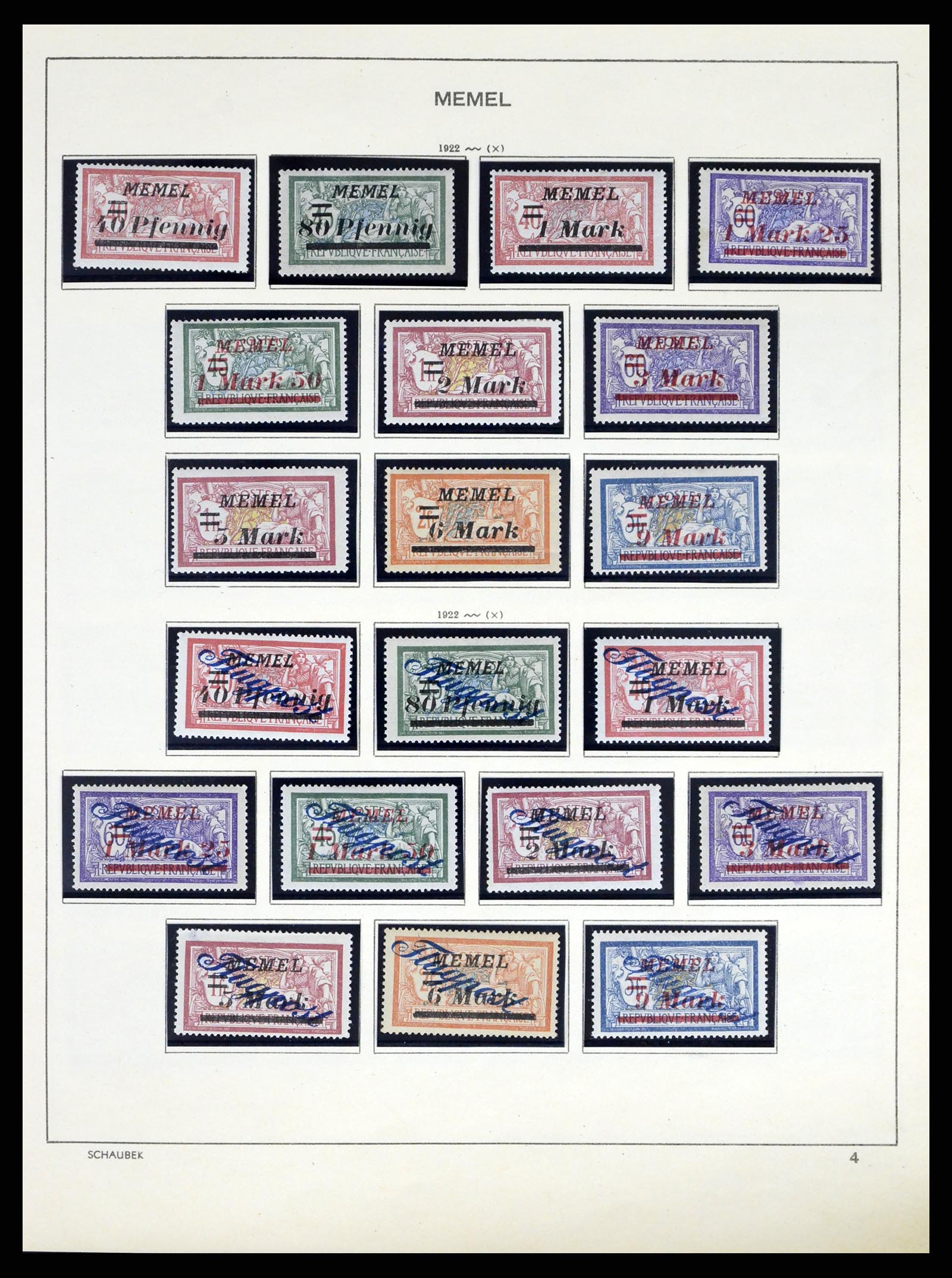 38025 0042 - Postzegelverzameling 38025 Duitse gebieden 1920-1959.