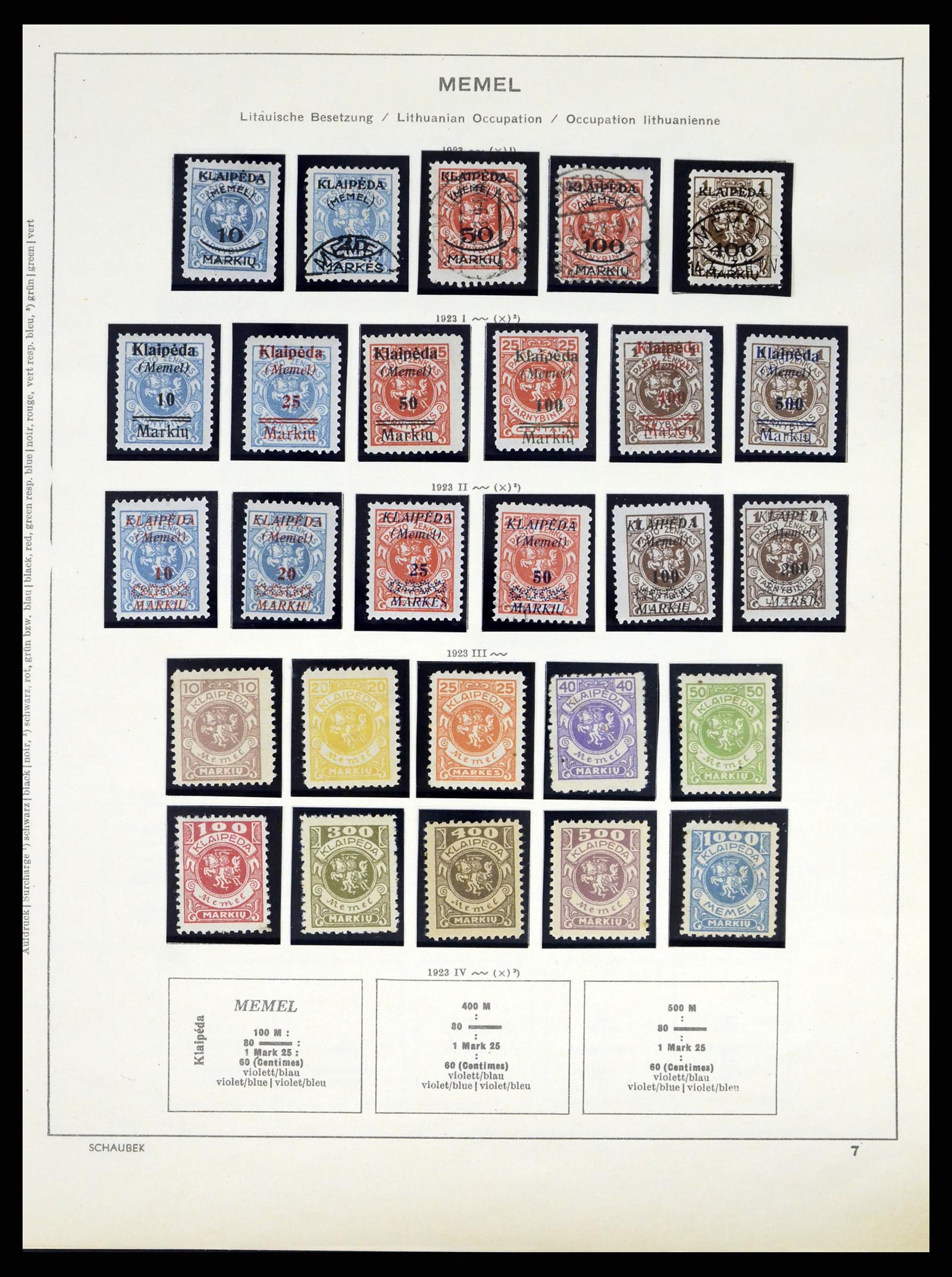 38025 0045 - Stamp collection 38025 German territories 1920-1959.