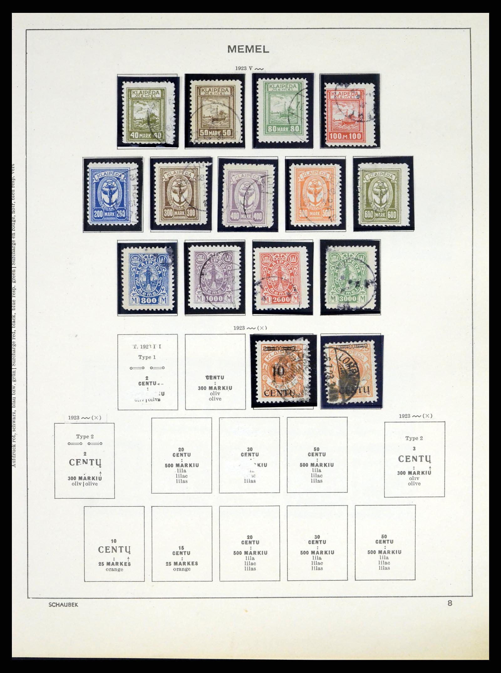 38025 0046 - Stamp collection 38025 German territories 1920-1959.