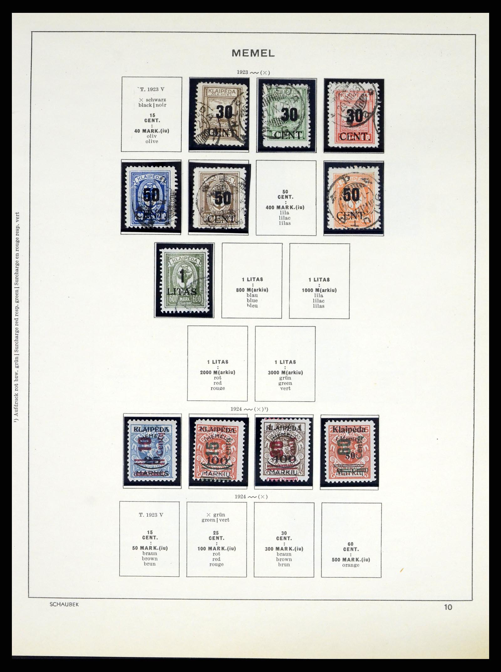 38025 0048 - Stamp collection 38025 German territories 1920-1959.