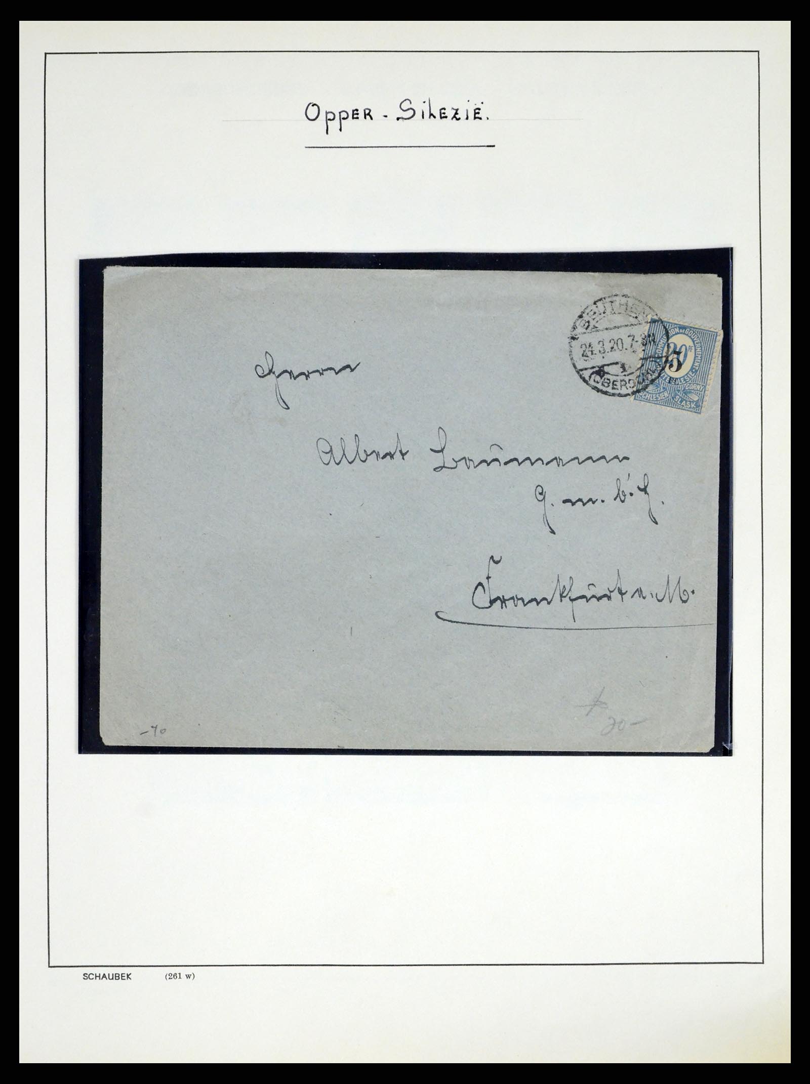 38025 0051 - Postzegelverzameling 38025 Duitse gebieden 1920-1959.