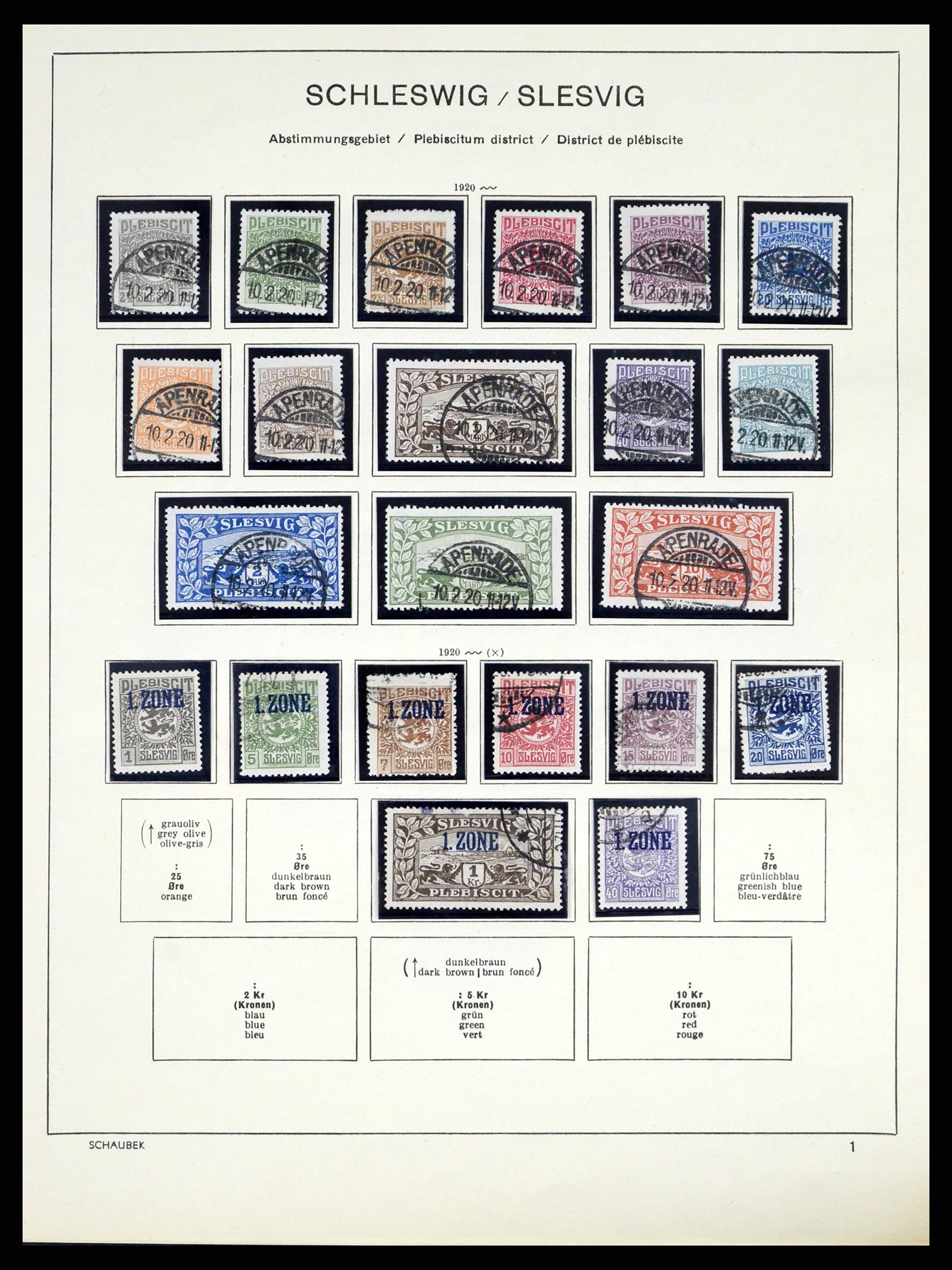 38025 0055 - Stamp collection 38025 German territories 1920-1959.