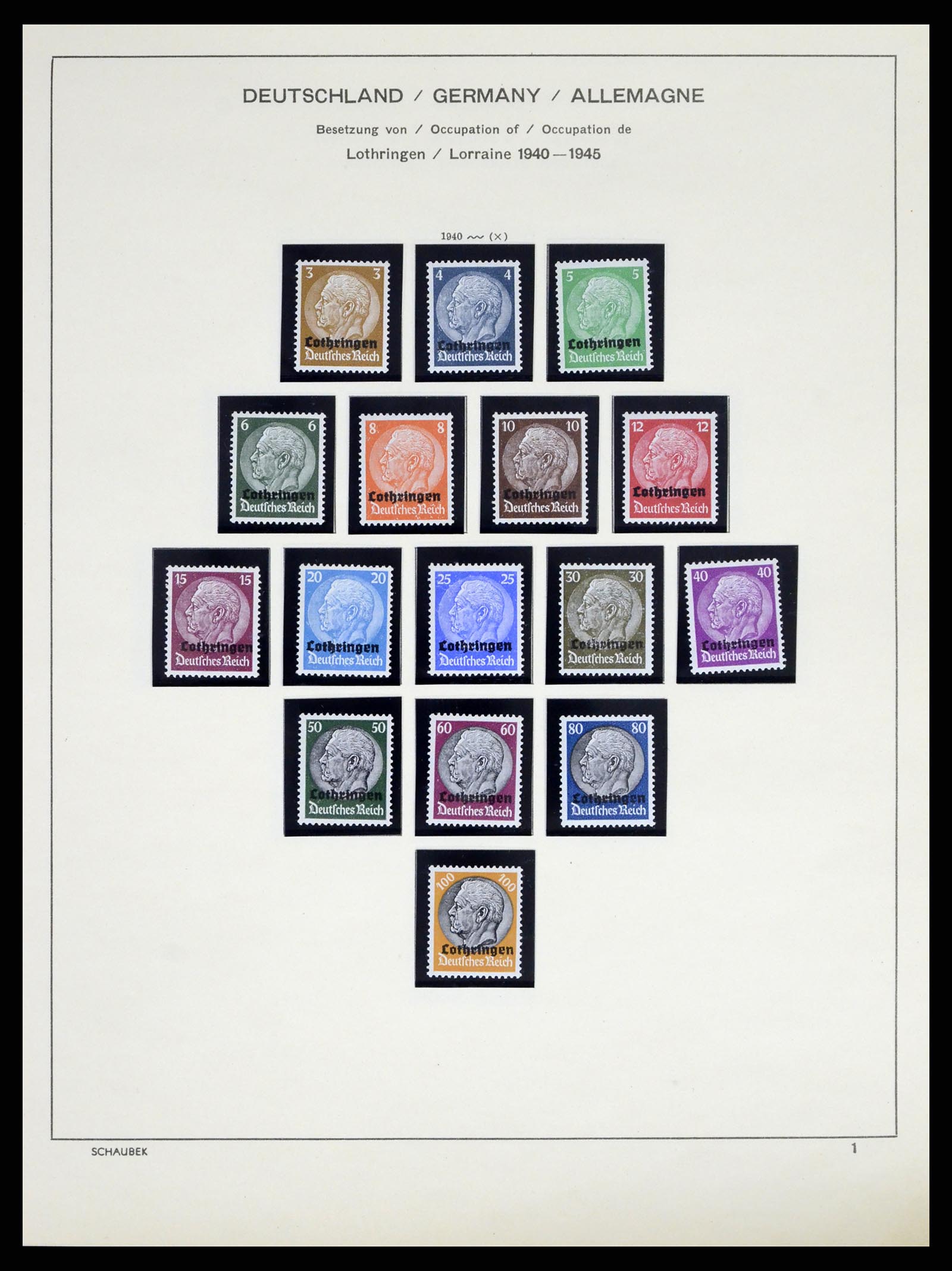 38025 0057 - Postzegelverzameling 38025 Duitse gebieden 1920-1959.