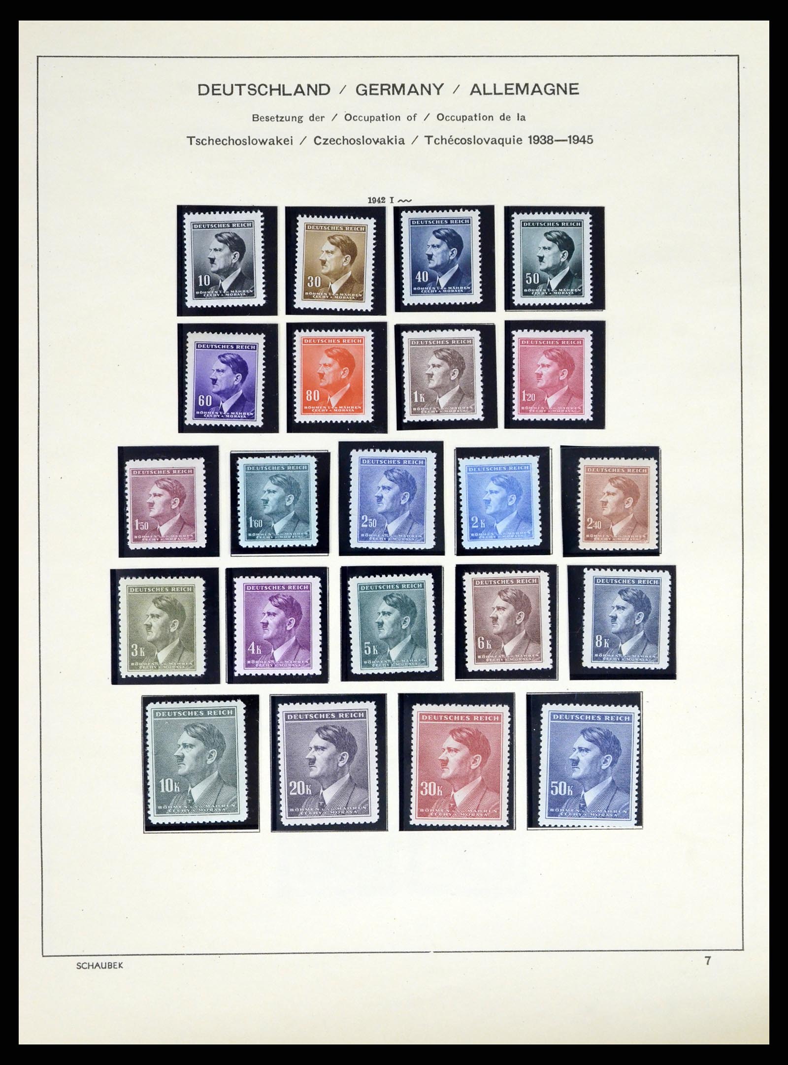 38025 0082 - Stamp collection 38025 German territories 1920-1959.