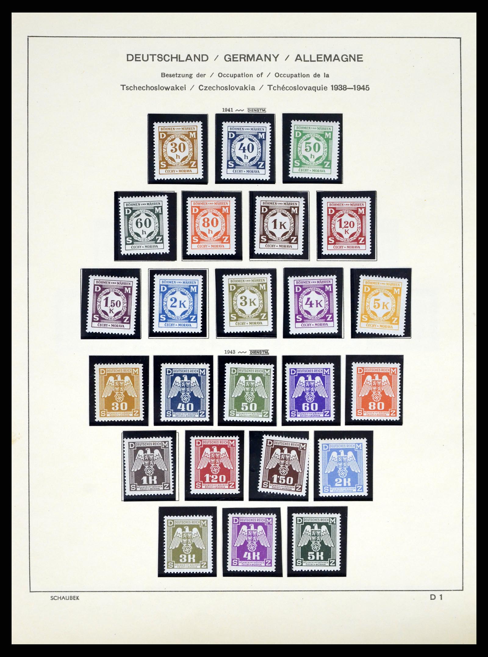 38025 0085 - Postzegelverzameling 38025 Duitse gebieden 1920-1959.