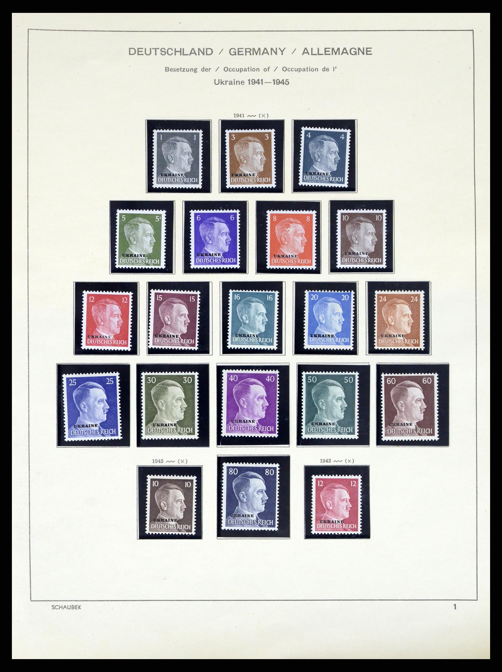 38025 0087 - Postzegelverzameling 38025 Duitse gebieden 1920-1959.