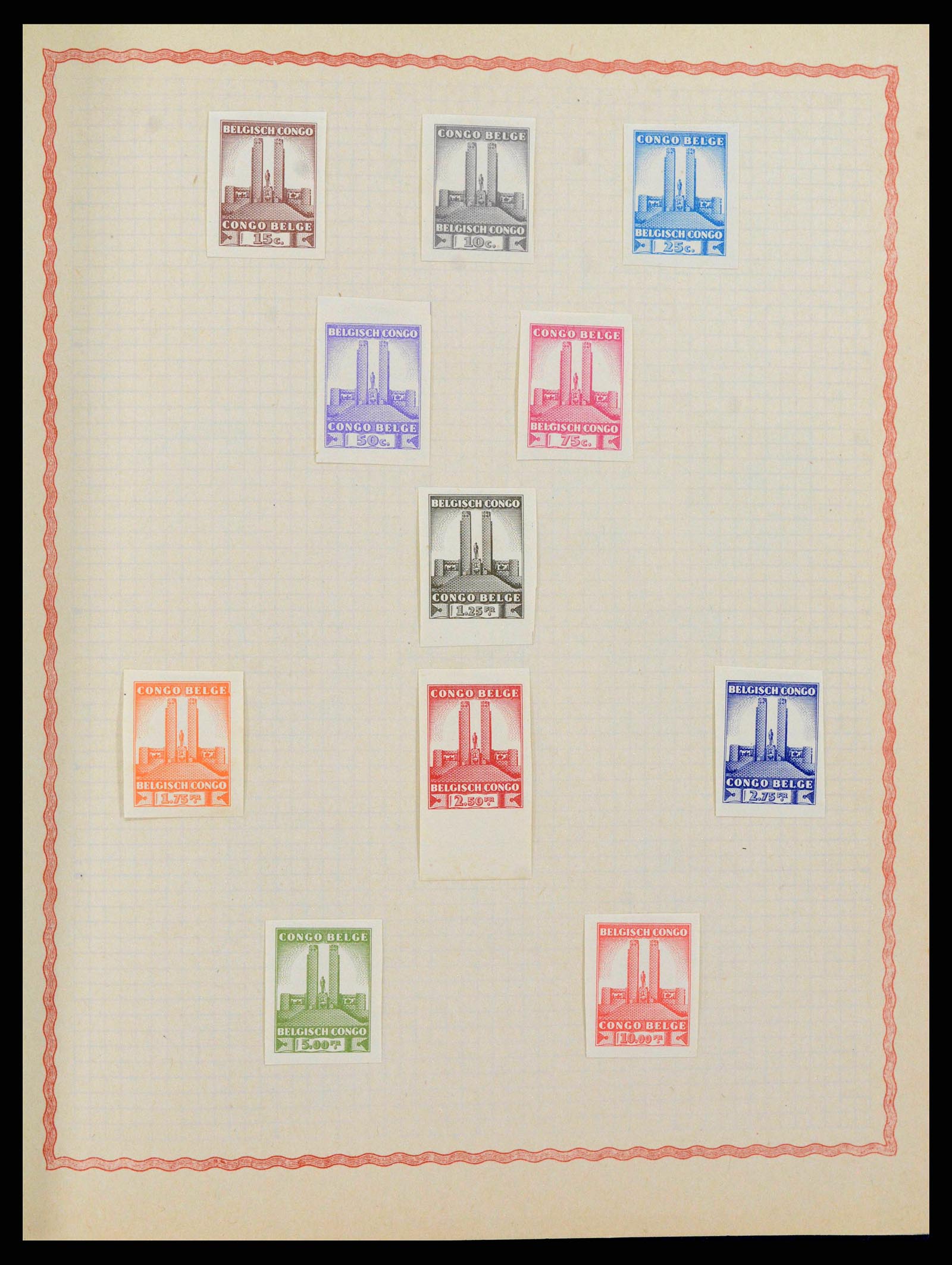 38026 0018 - Stamp collection 38026 Belgian Congo 1886-1962.