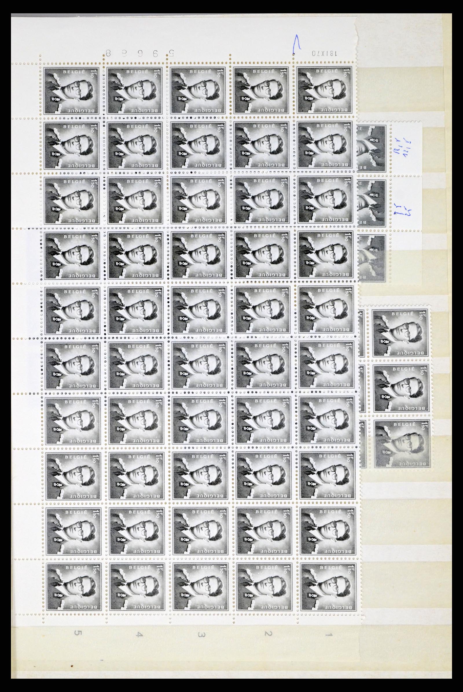 38028 0001 - Stamp collection 38028 Belgium 1953-1966.