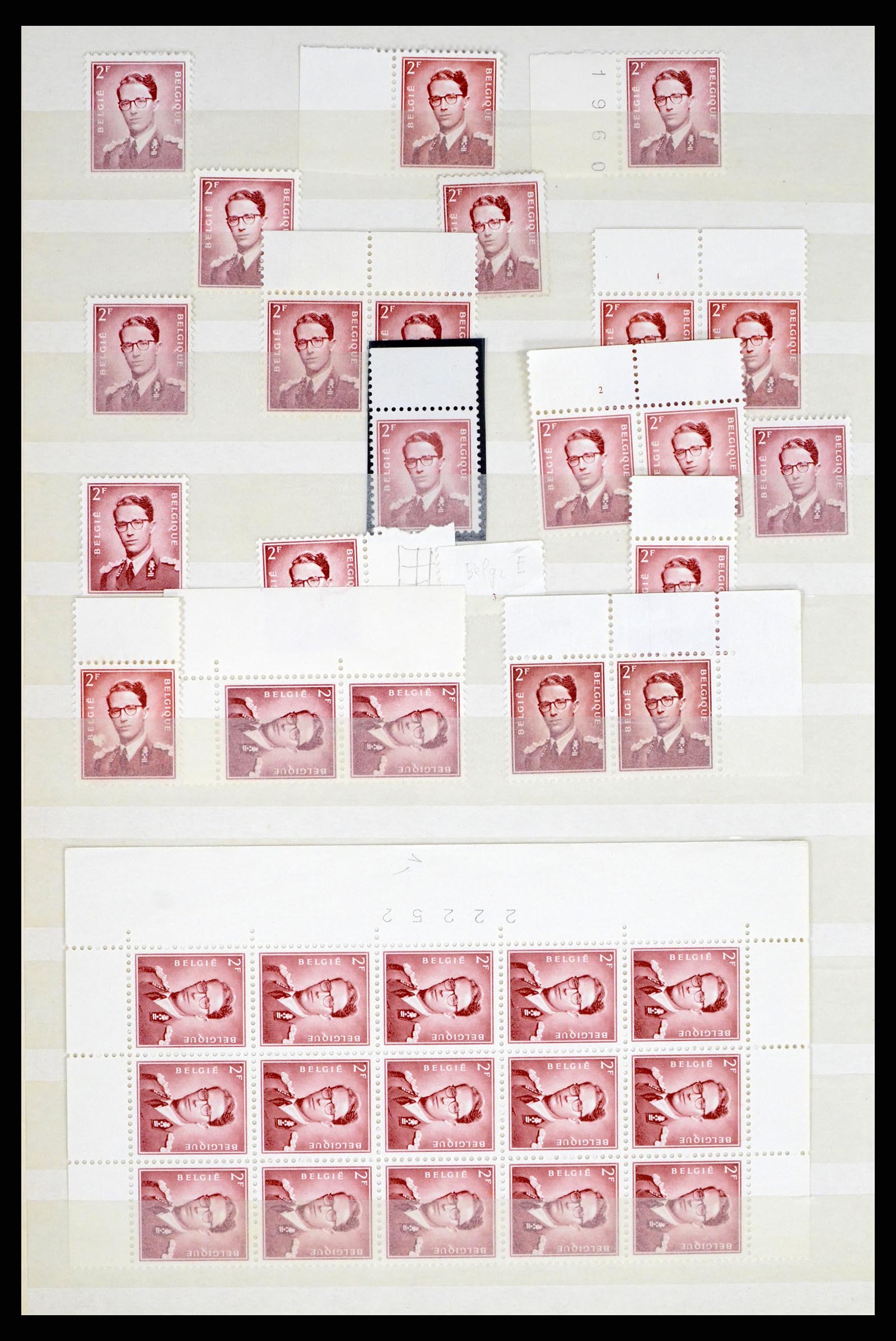 38028 0004 - Postzegelverzameling 38028 België 1953-1966.