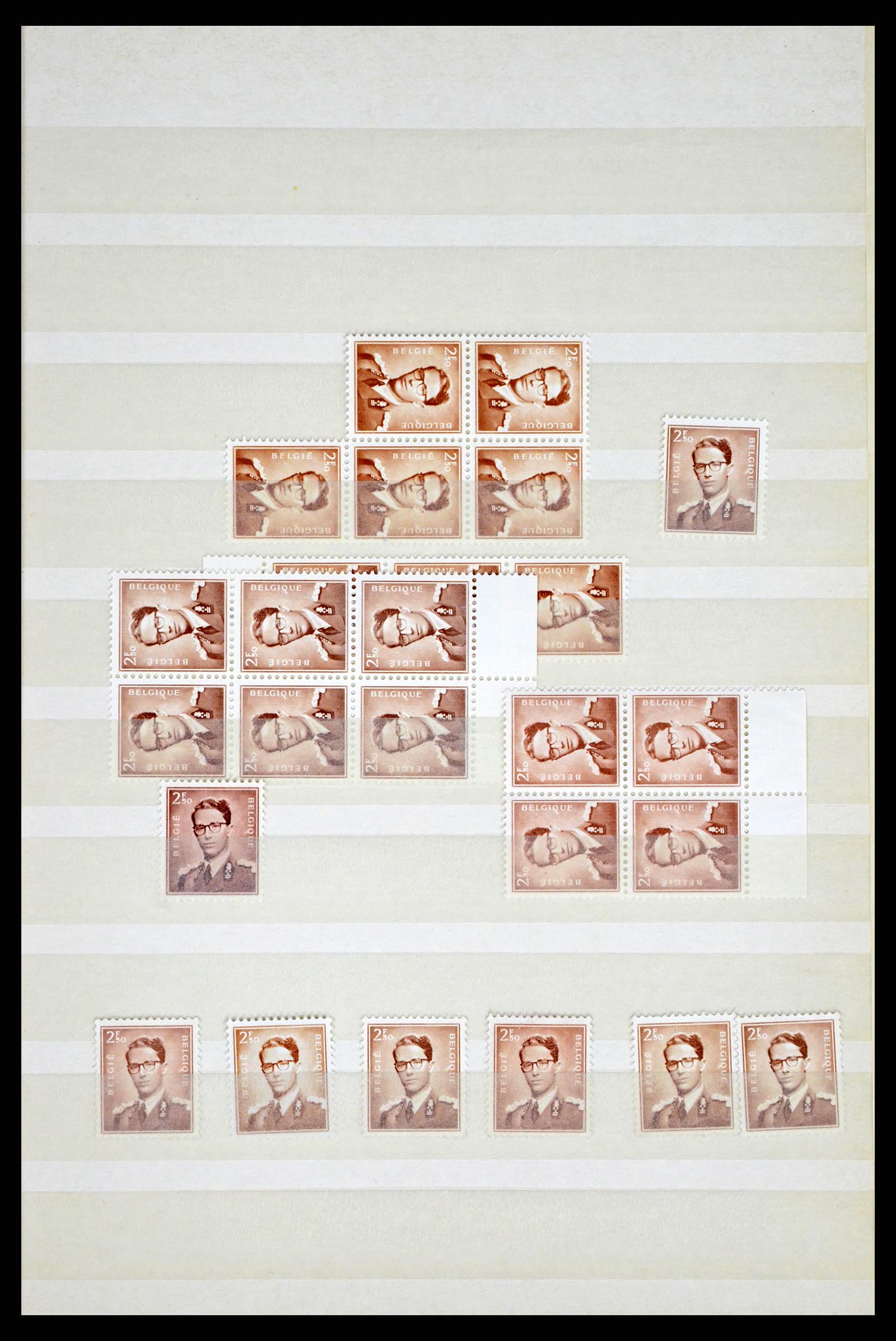 38028 0007 - Stamp collection 38028 Belgium 1953-1966.