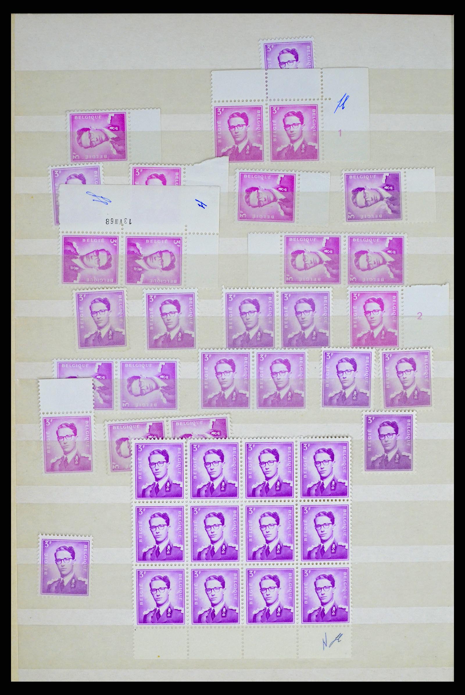 38028 0008 - Postzegelverzameling 38028 België 1953-1966.