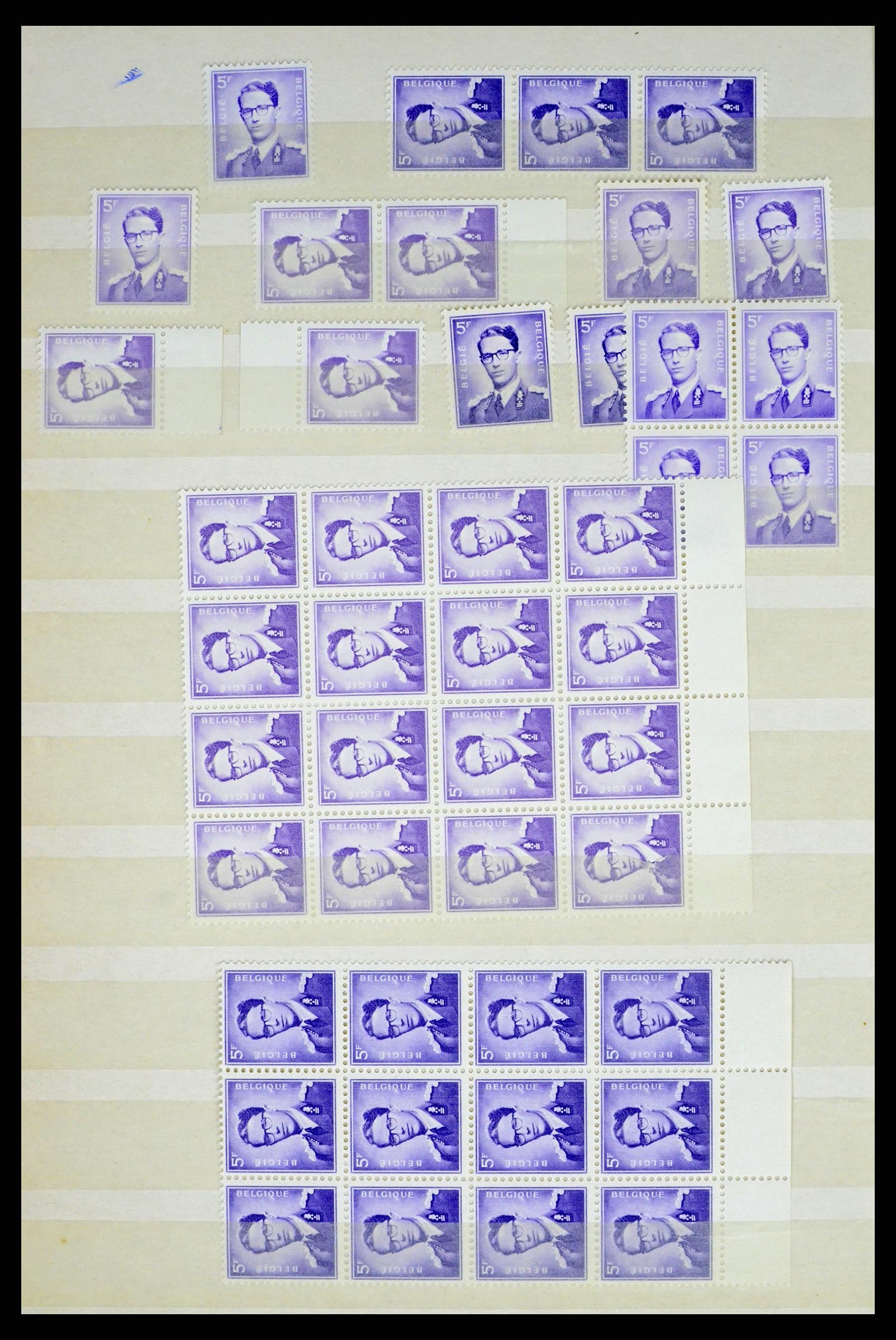 38028 0014 - Stamp collection 38028 Belgium 1953-1966.