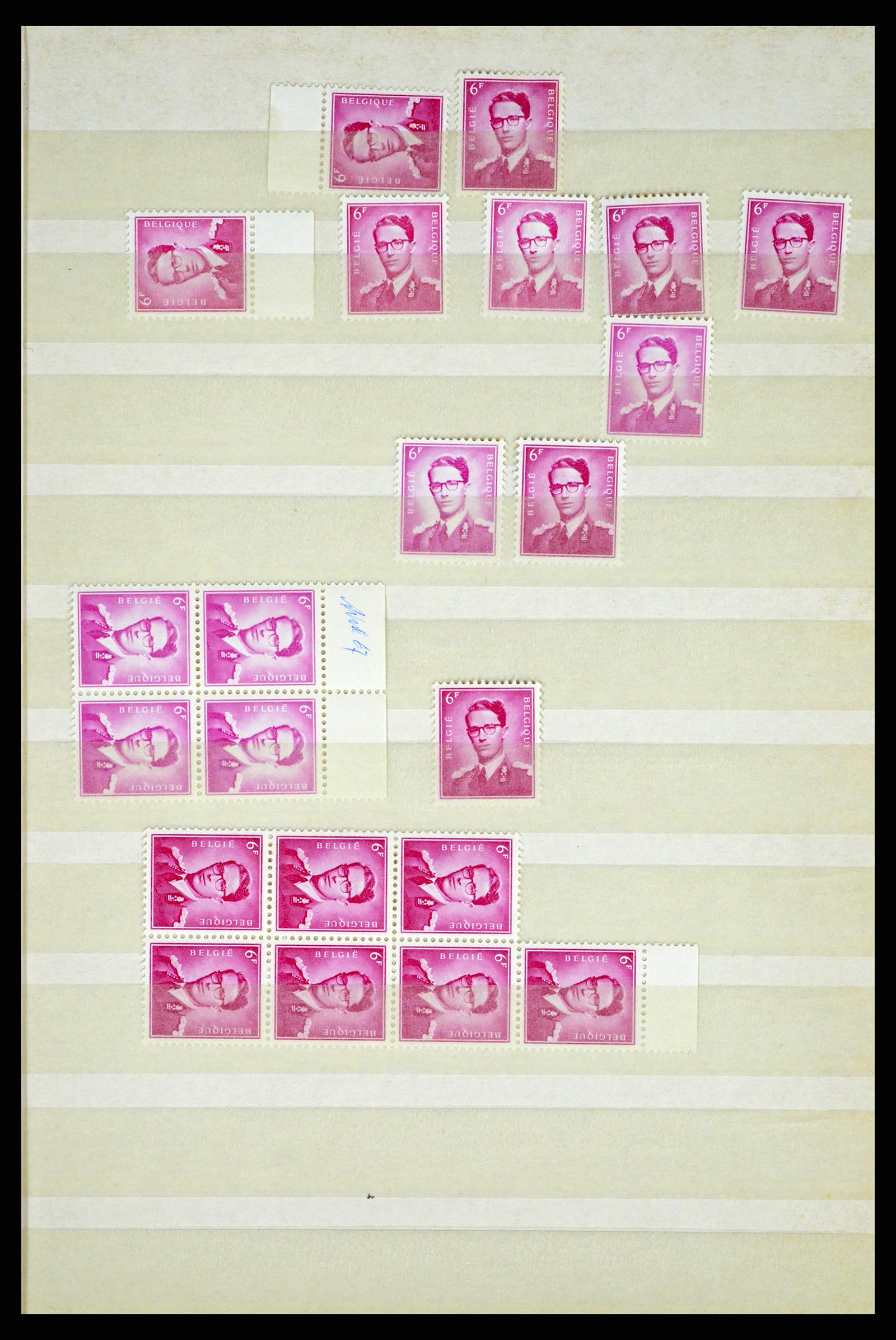 38028 0015 - Postzegelverzameling 38028 België 1953-1966.