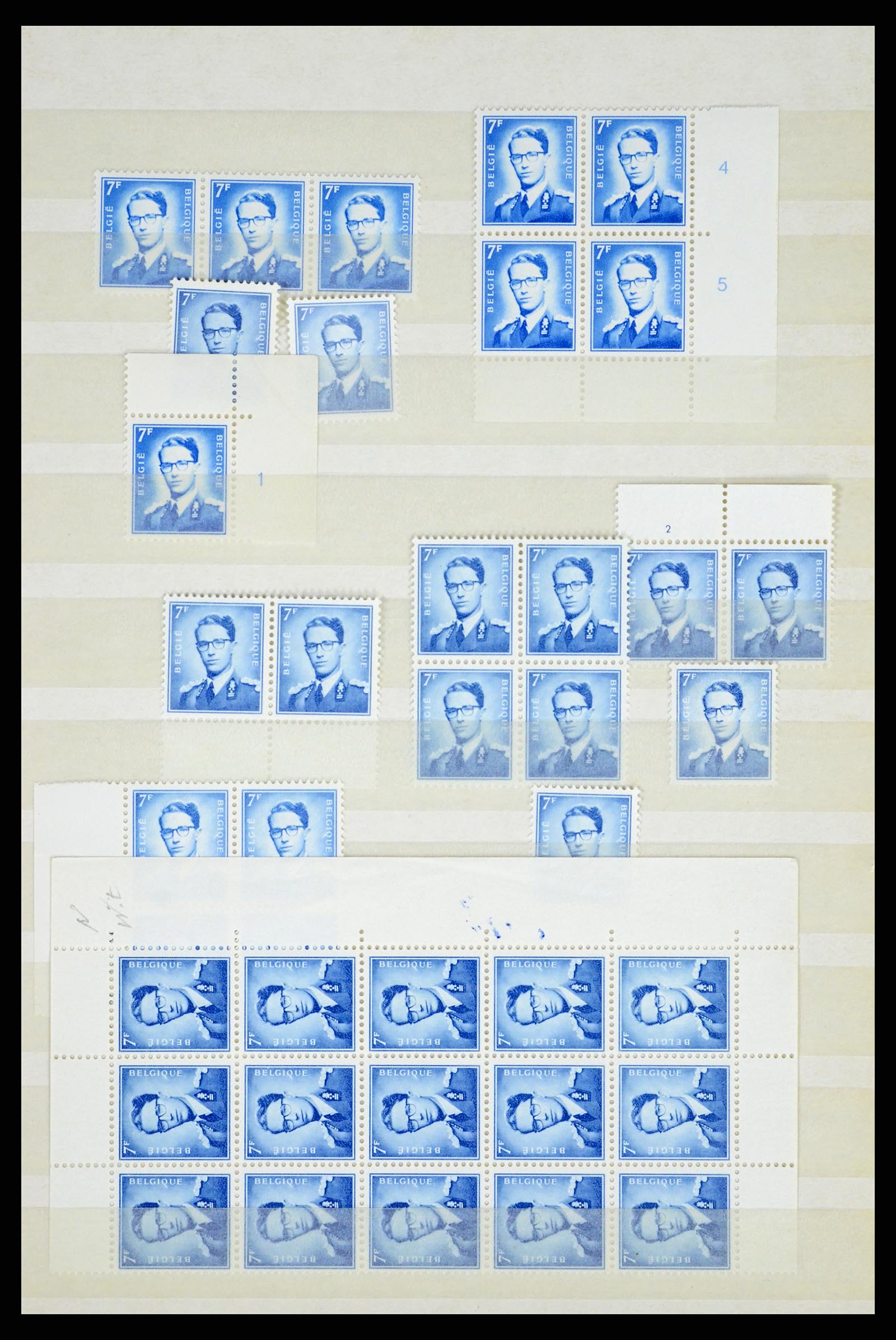 38028 0017 - Postzegelverzameling 38028 België 1953-1966.