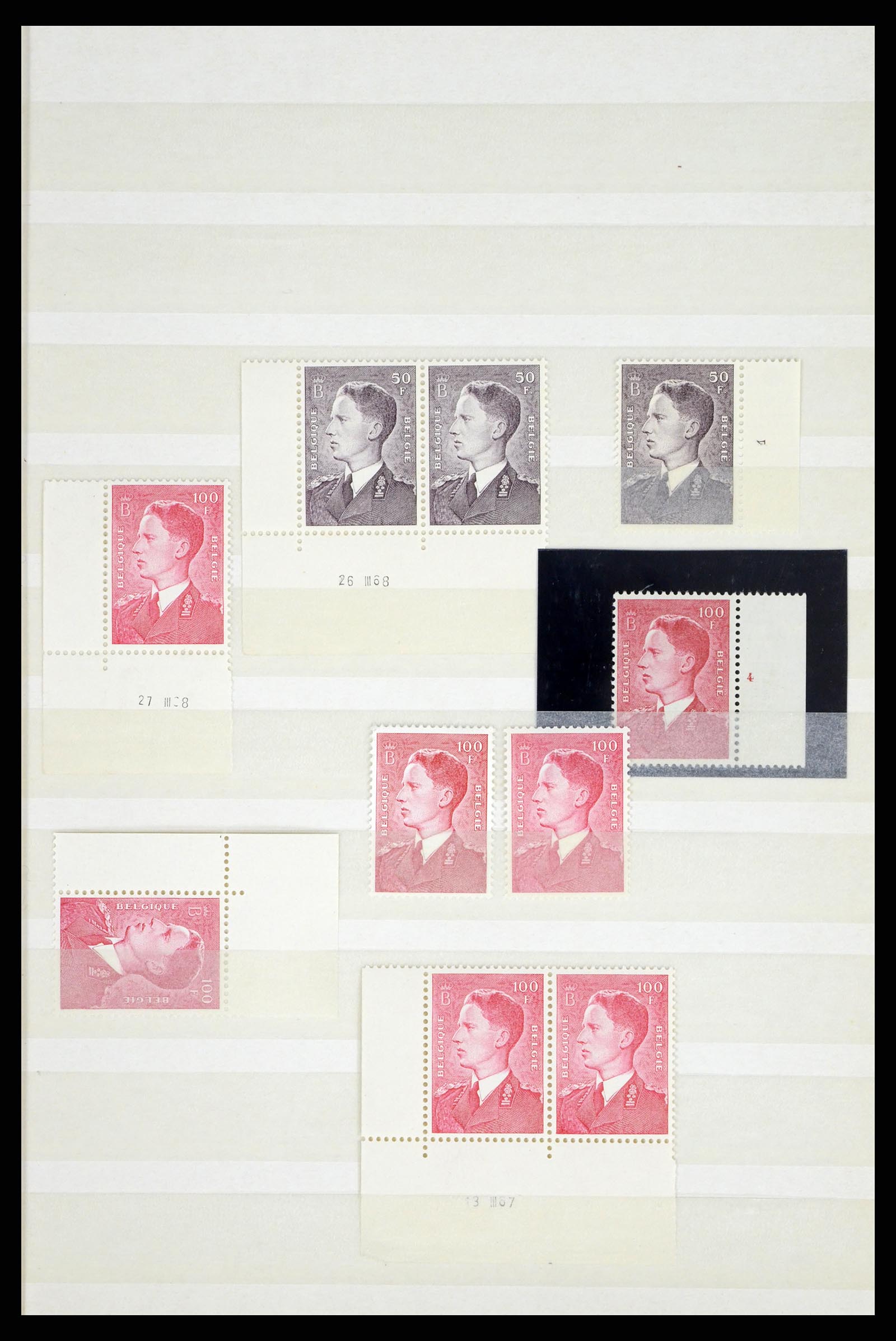38028 0023 - Postzegelverzameling 38028 België 1953-1966.