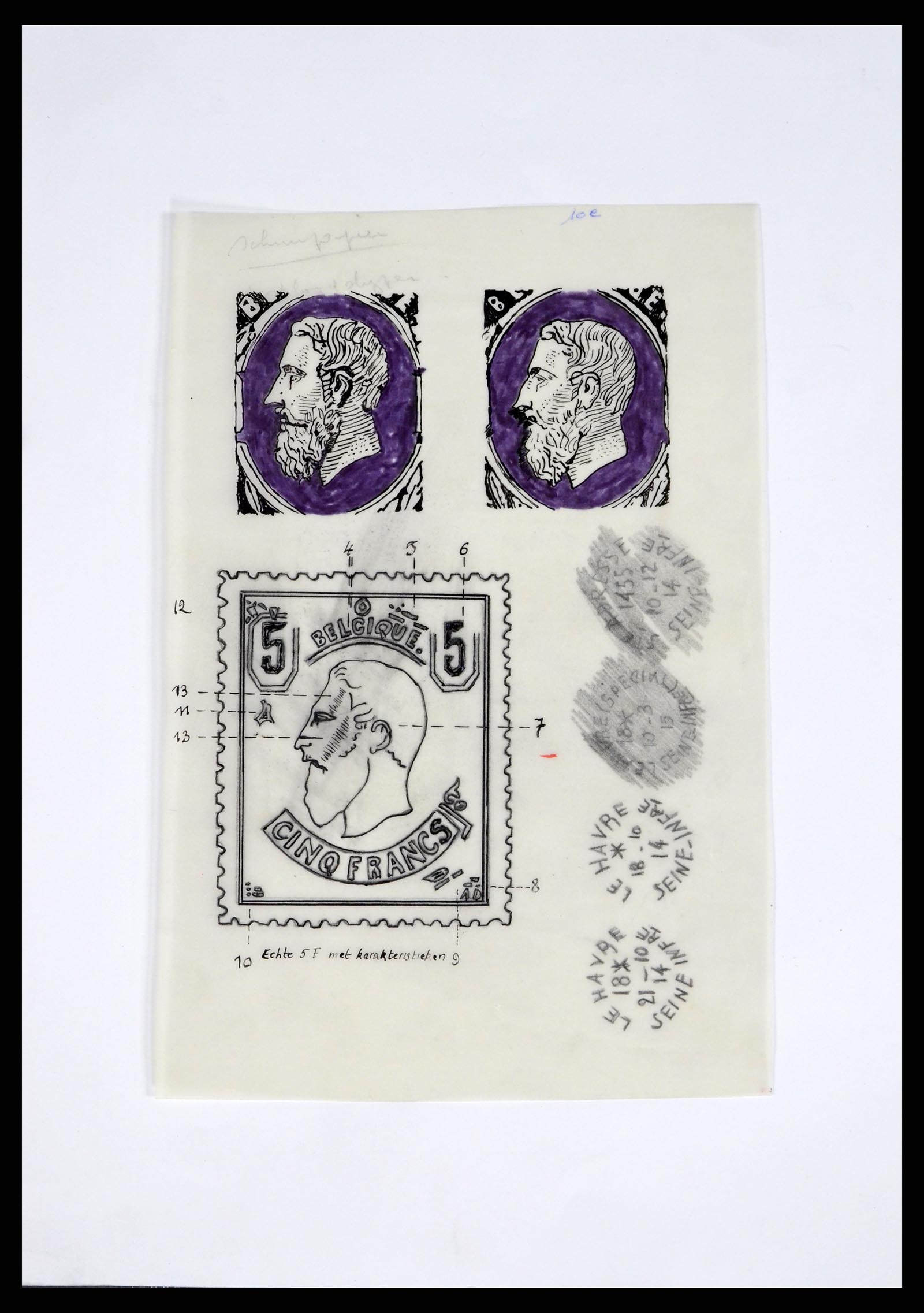 38033 0015 - Postzegelverzameling 38033 België klassiek 1849-1905.