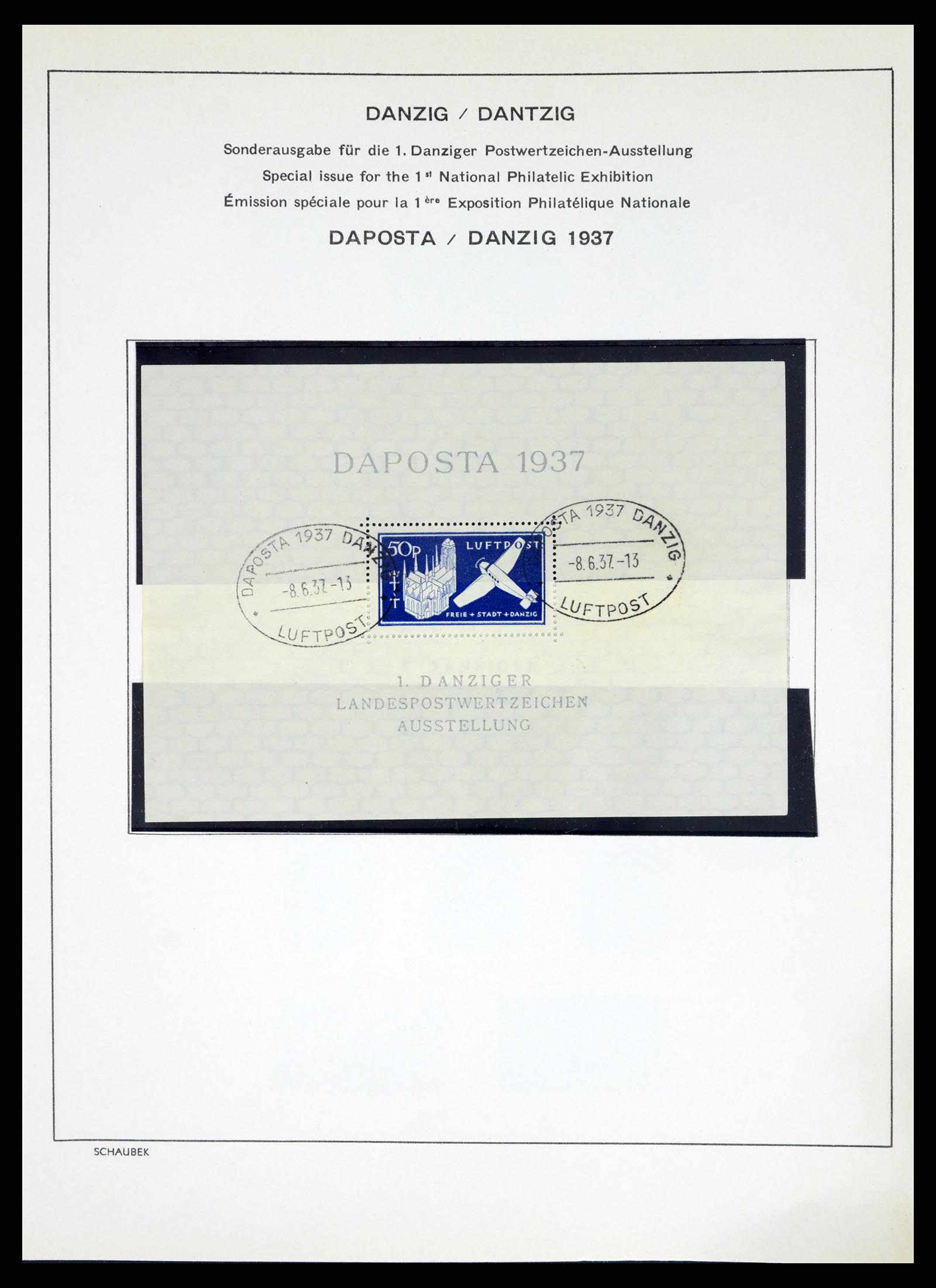 38034 0012 - Postzegelverzameling 38034 Danzig 1920-1939.
