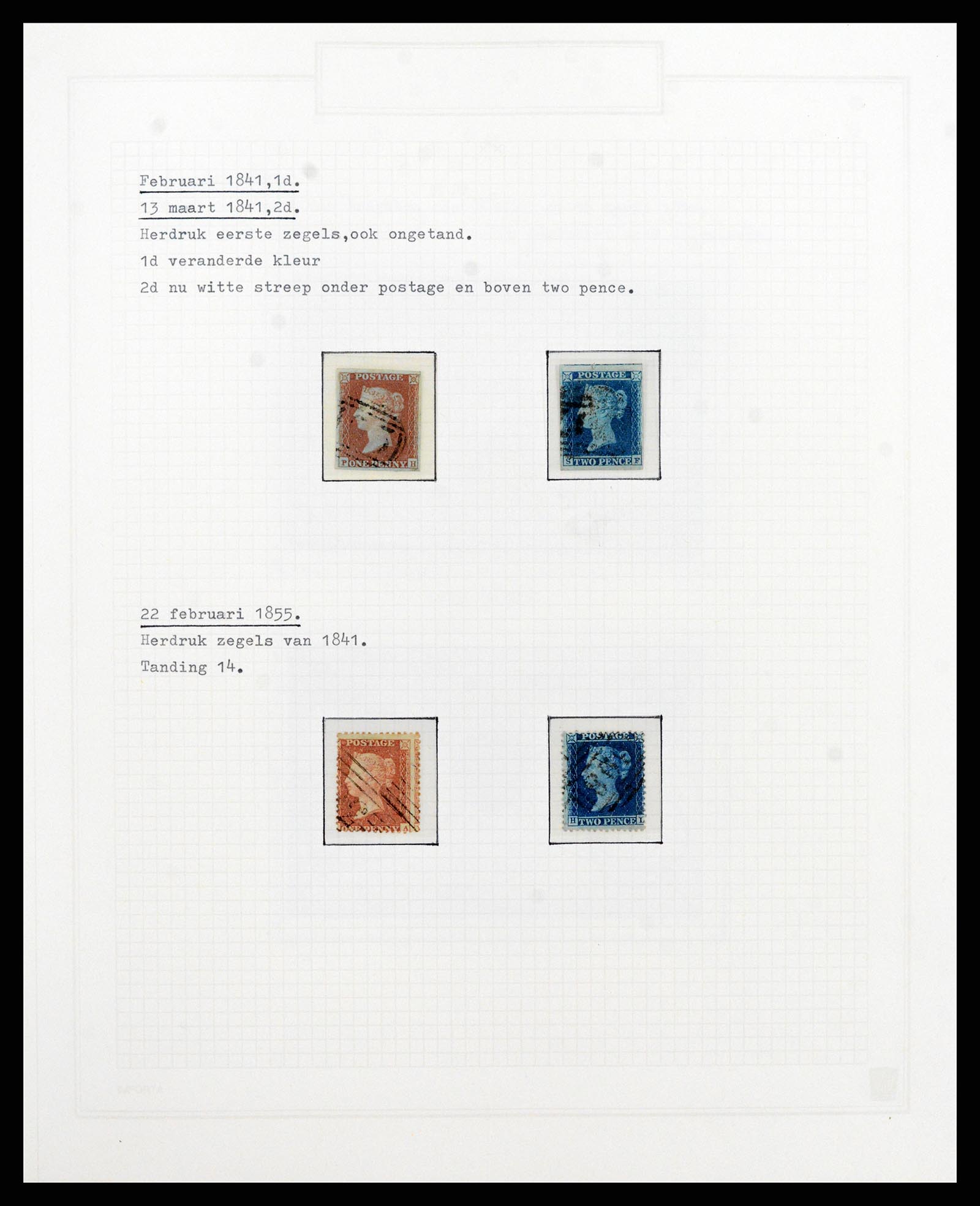 38035 002 - Postzegelverzameling 38035 Engeland 1840-2004.