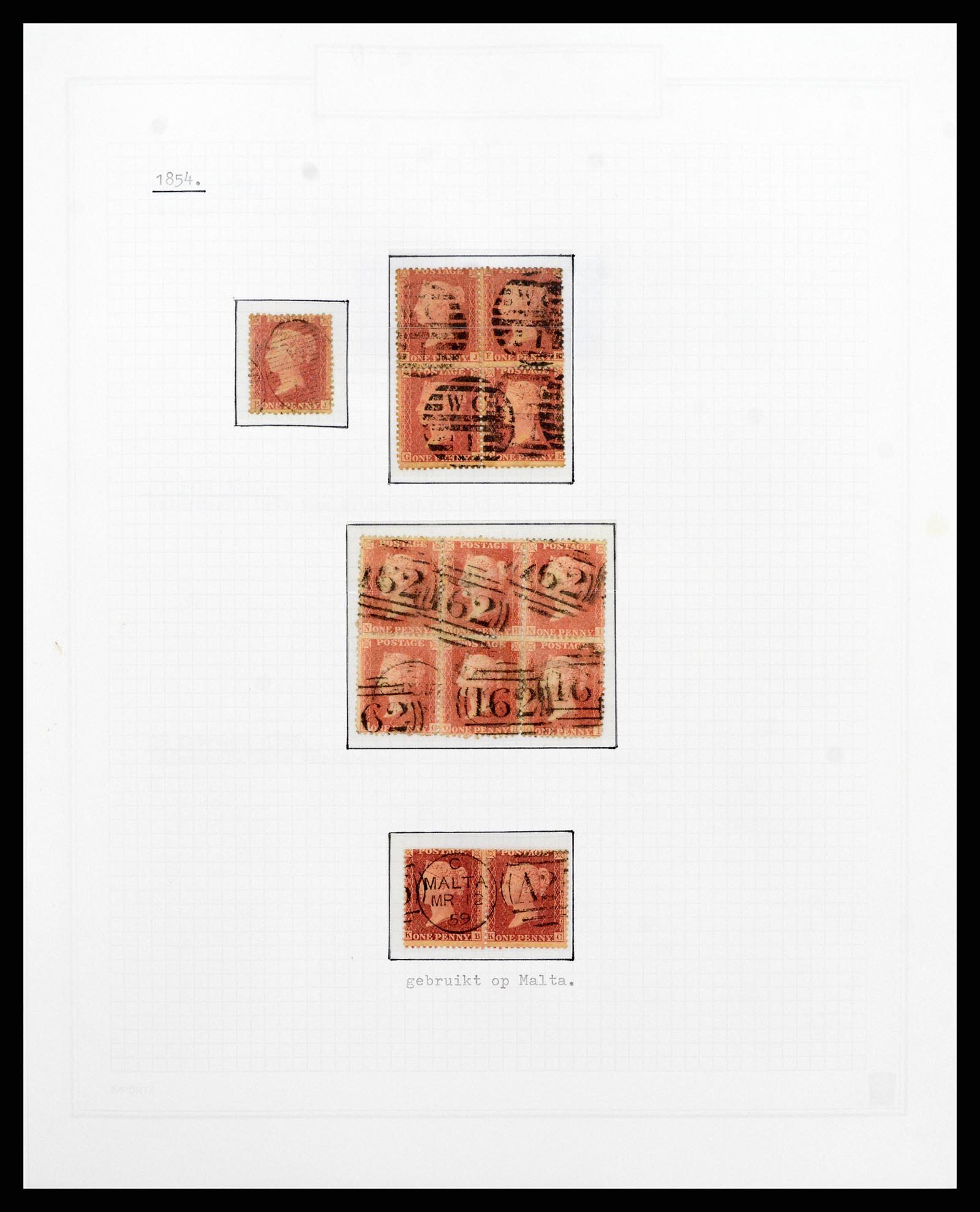 38035 004 - Postzegelverzameling 38035 Engeland 1840-2004.