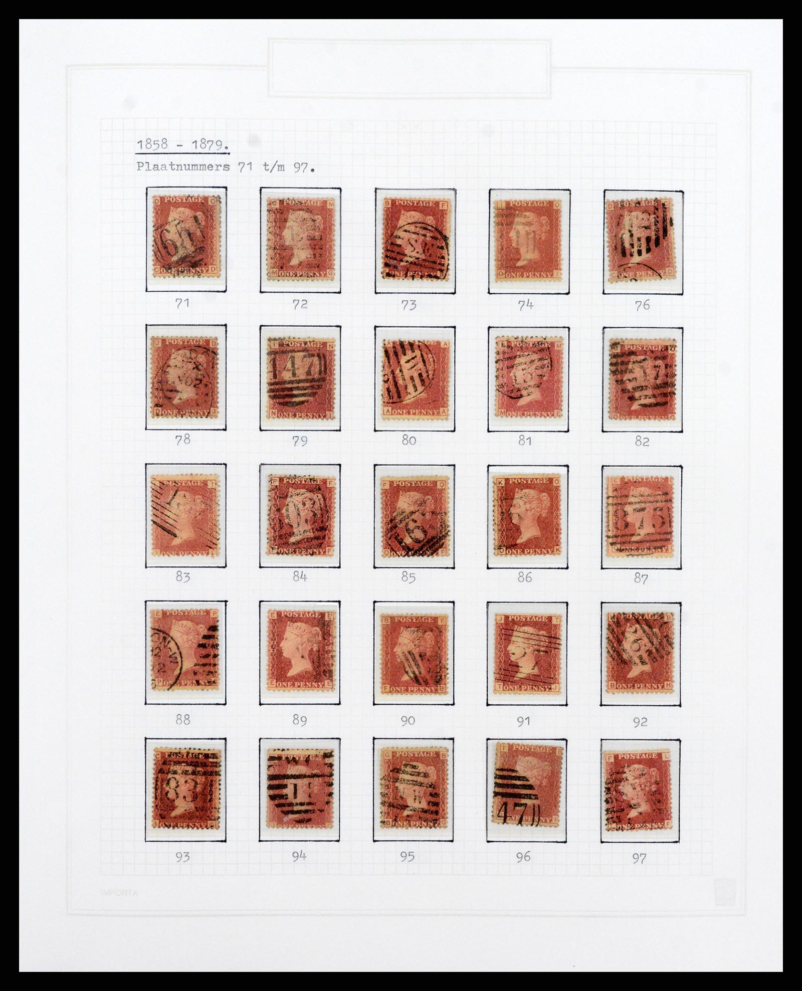 38035 006 - Postzegelverzameling 38035 Engeland 1840-2004.