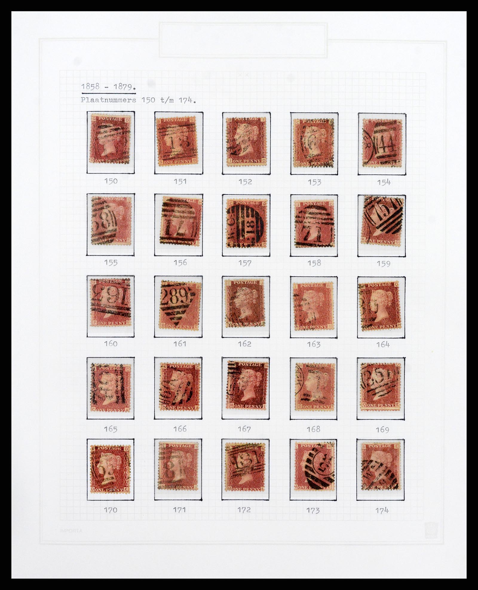 38035 009 - Postzegelverzameling 38035 Engeland 1840-2004.