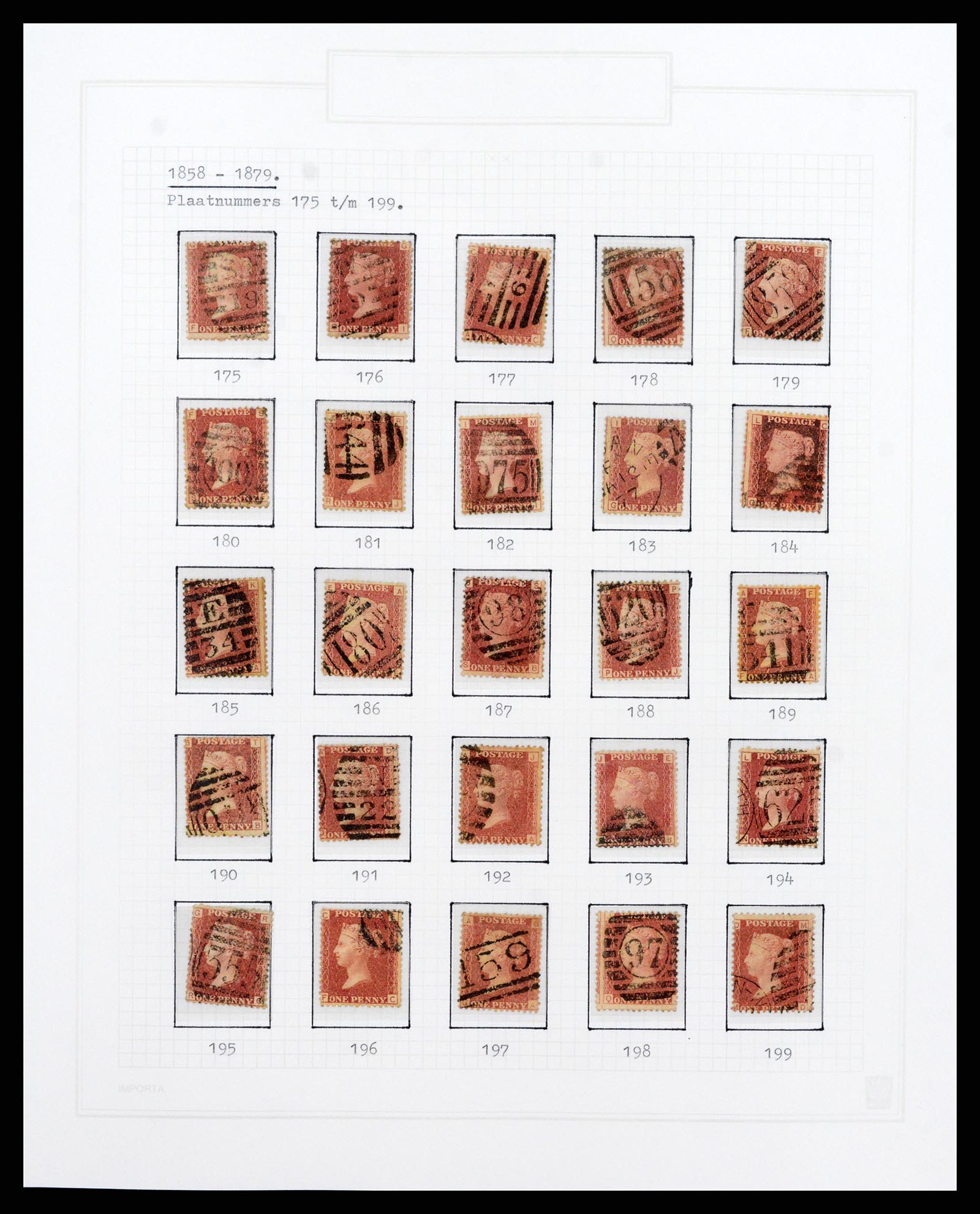 38035 010 - Postzegelverzameling 38035 Engeland 1840-2004.