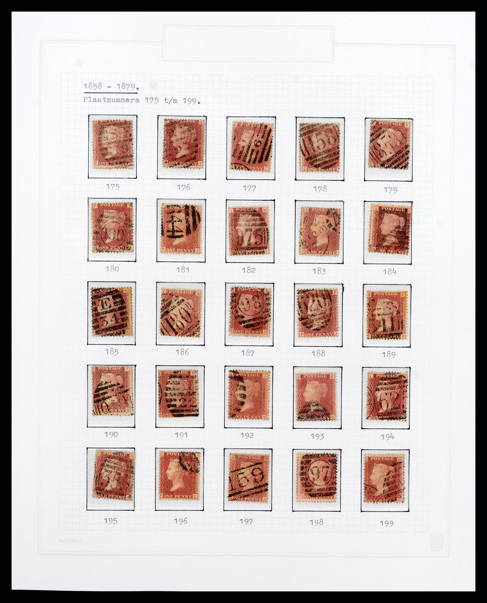 38035 010 - Postzegelverzameling 38035 Engeland 1840-2004.