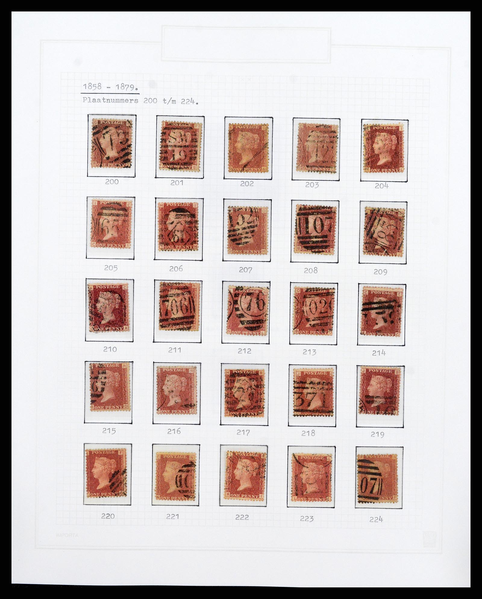 38035 011 - Postzegelverzameling 38035 Engeland 1840-2004.