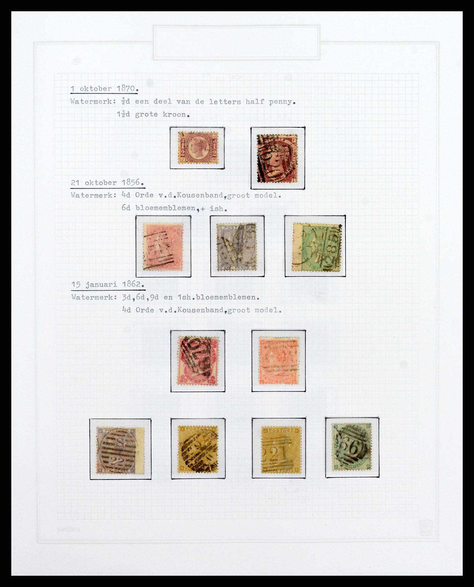 38035 015 - Postzegelverzameling 38035 Engeland 1840-2004.