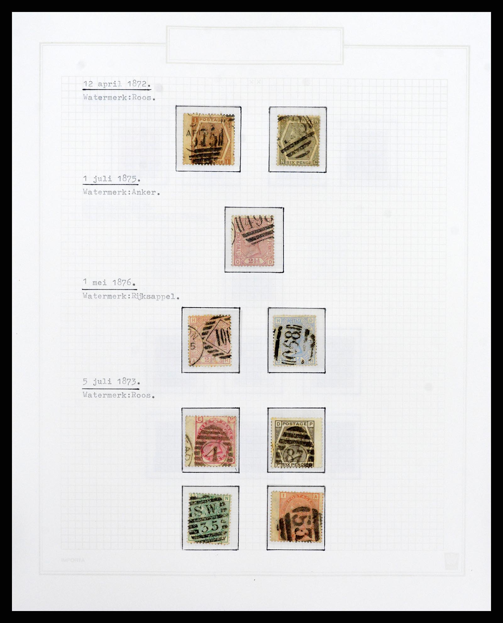 38035 018 - Postzegelverzameling 38035 Engeland 1840-2004.