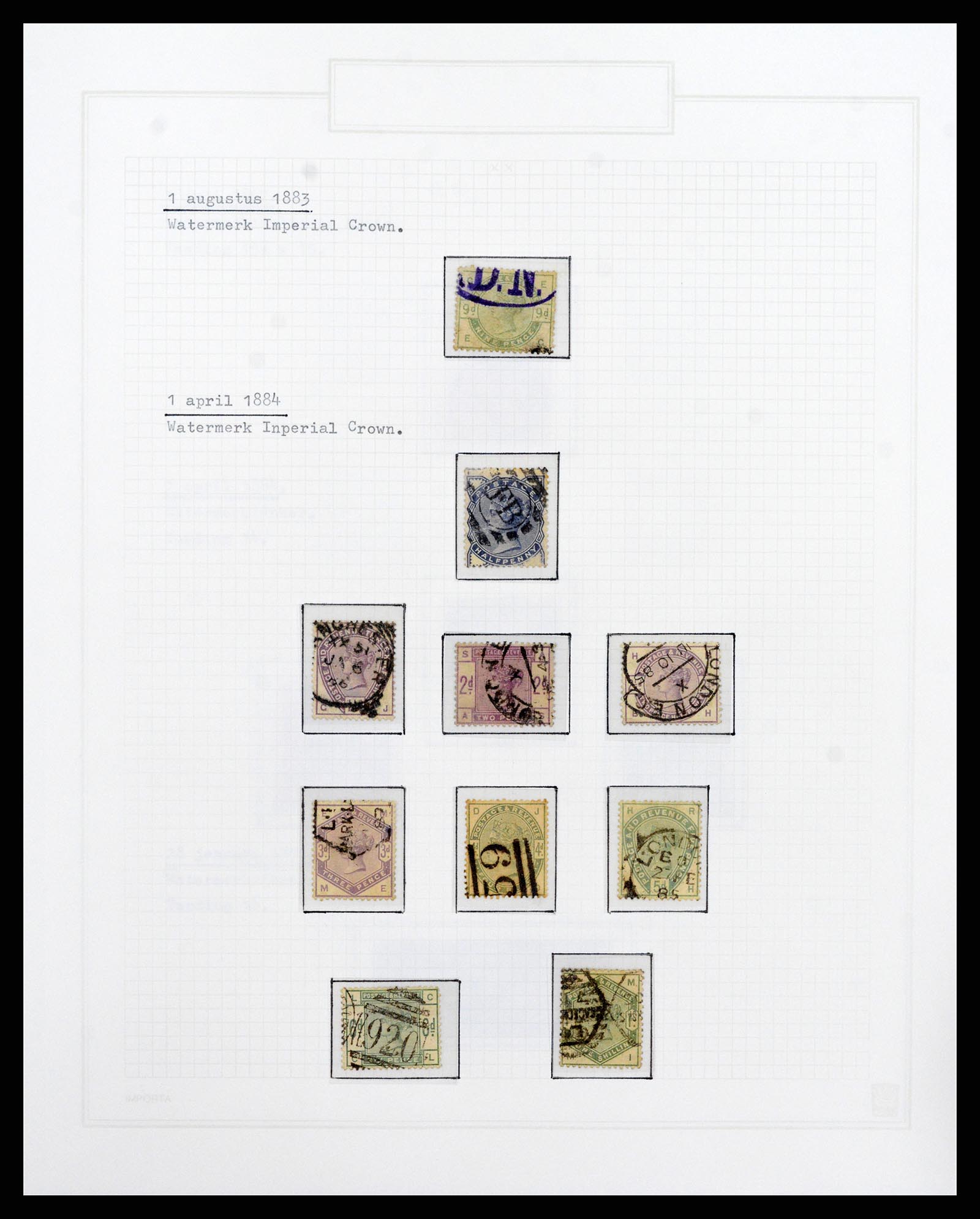 38035 021 - Postzegelverzameling 38035 Engeland 1840-2004.