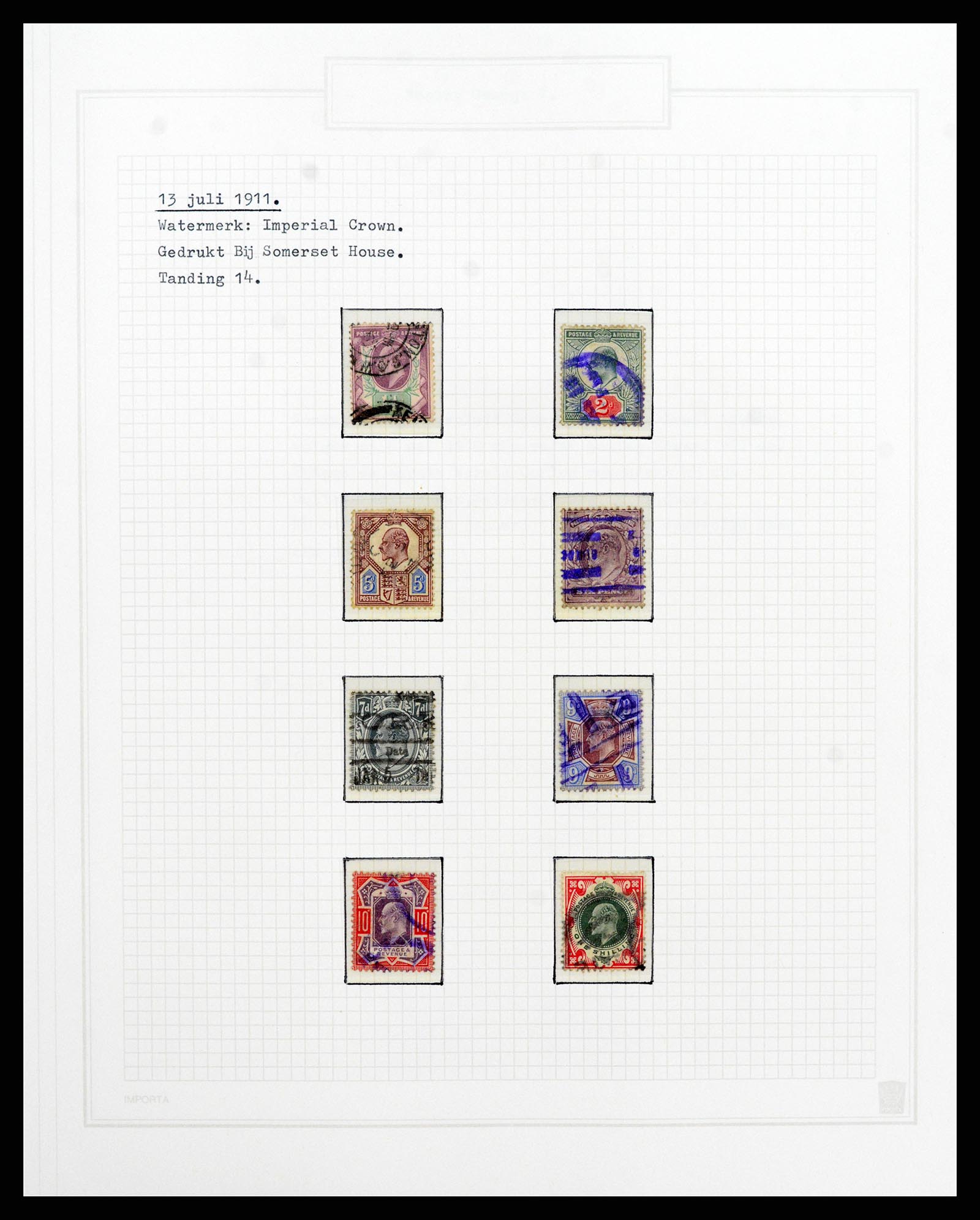 38035 027 - Postzegelverzameling 38035 Engeland 1840-2004.