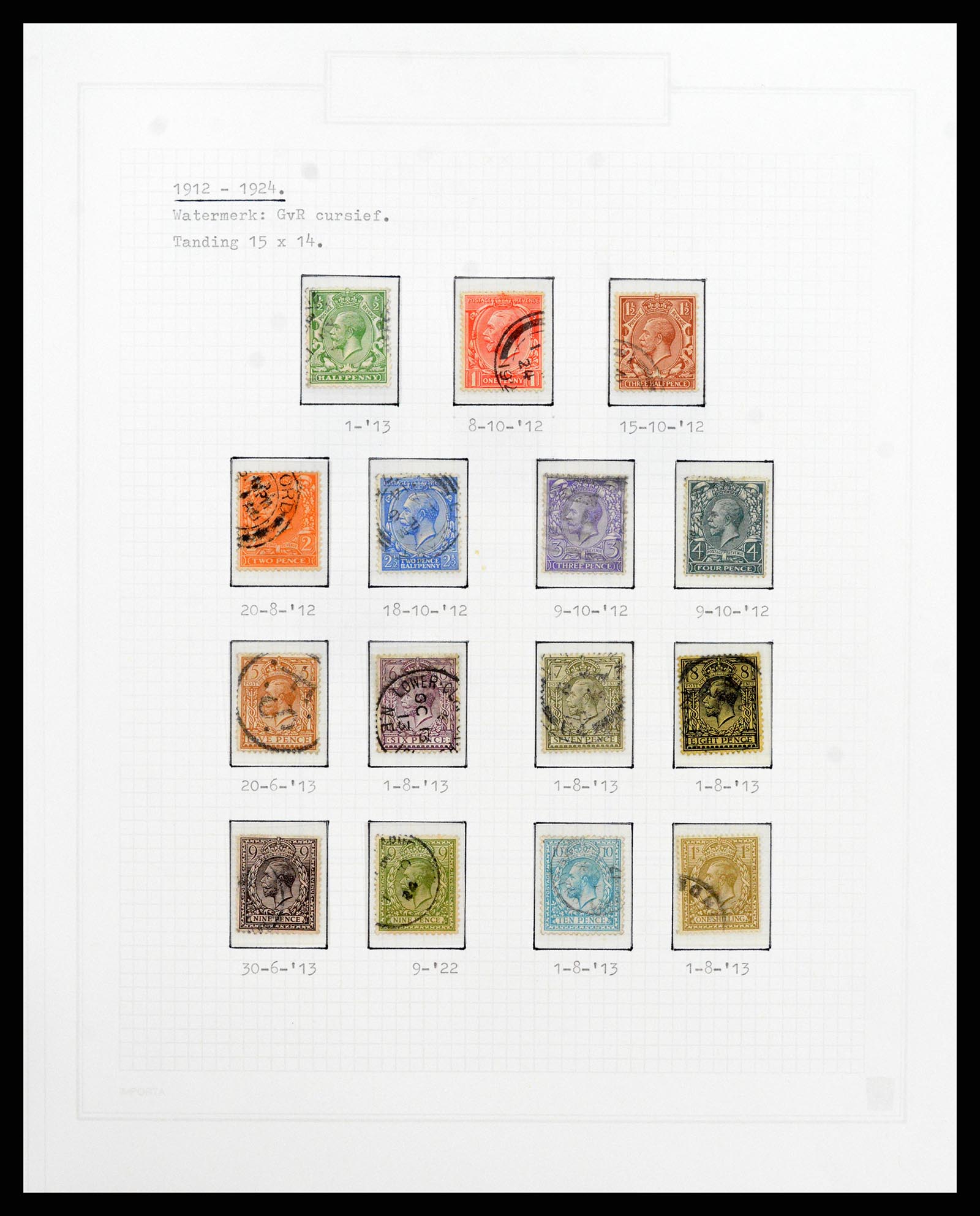 38035 029 - Postzegelverzameling 38035 Engeland 1840-2004.