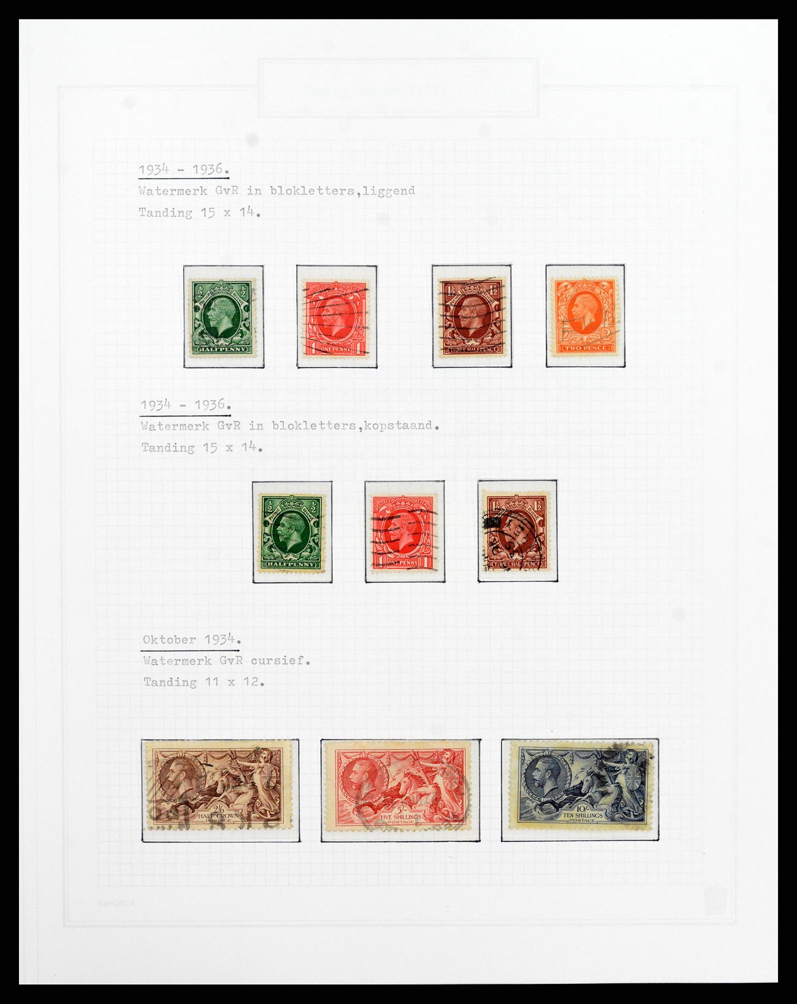 38035 034 - Postzegelverzameling 38035 Engeland 1840-2004.
