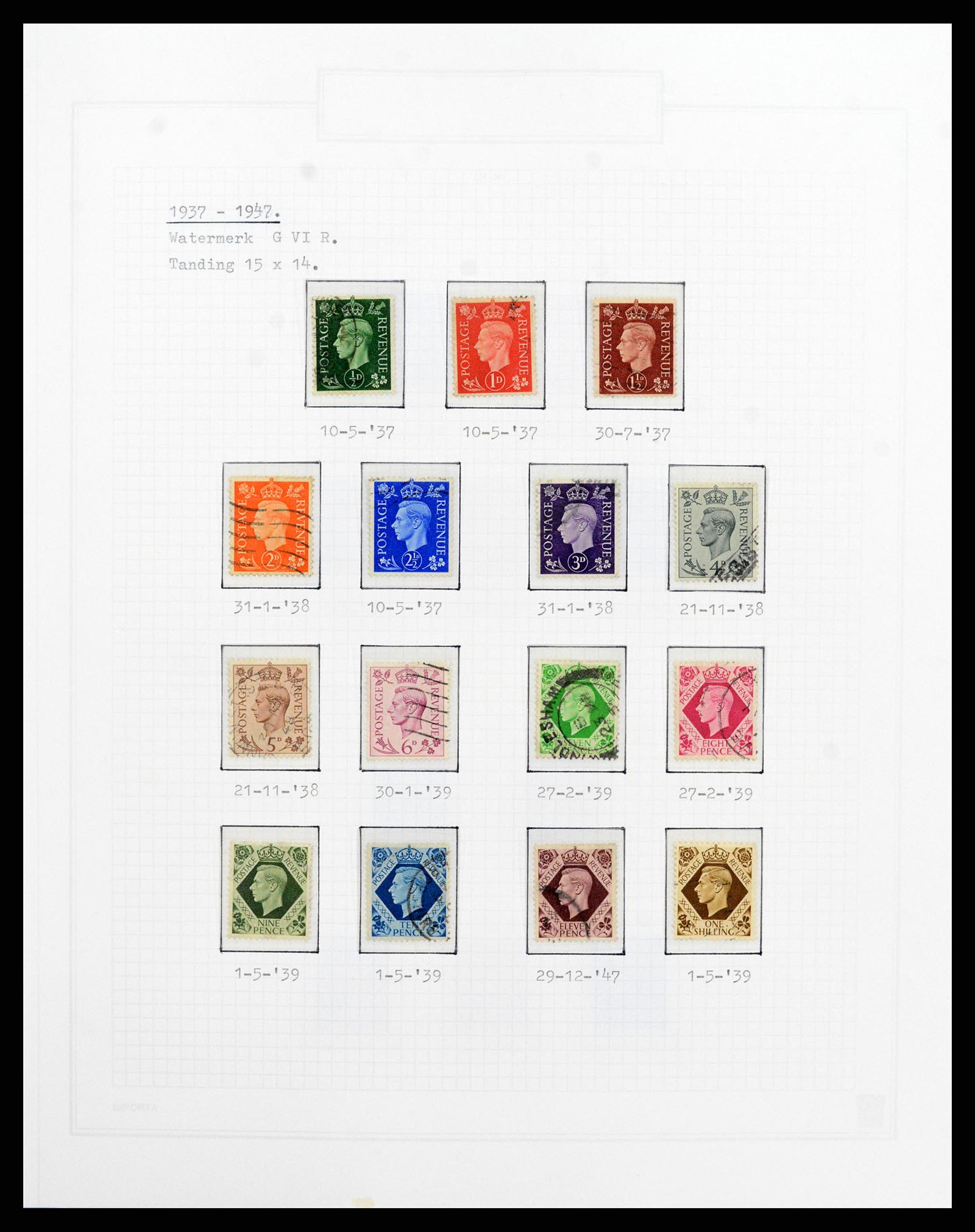 38035 036 - Postzegelverzameling 38035 Engeland 1840-2004.